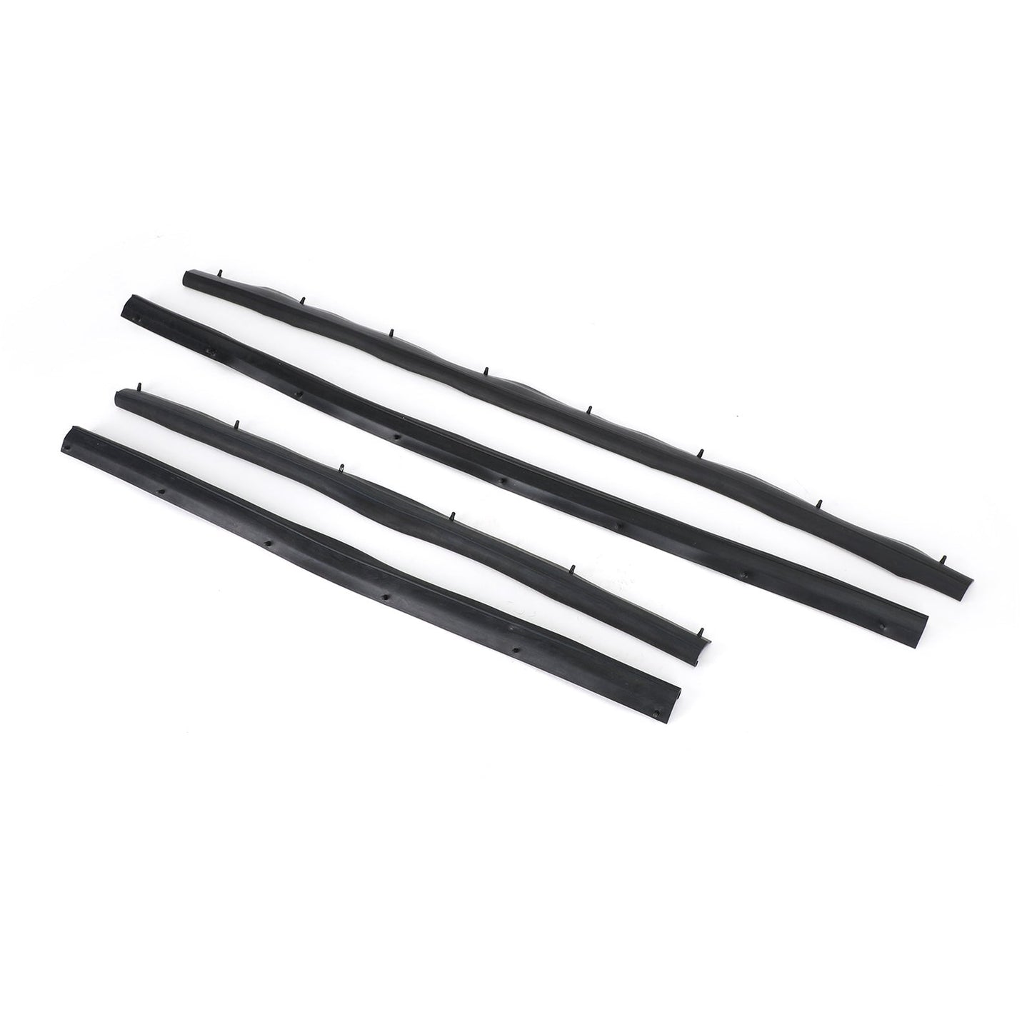 Joint d'étanchéité de porte inférieure avant et arrière pour modèles Ford Super Duty Crew Cab 1999-2016 uniquement F81Z-2520758-AA (2) 1C3Z-26253A24-A (2)