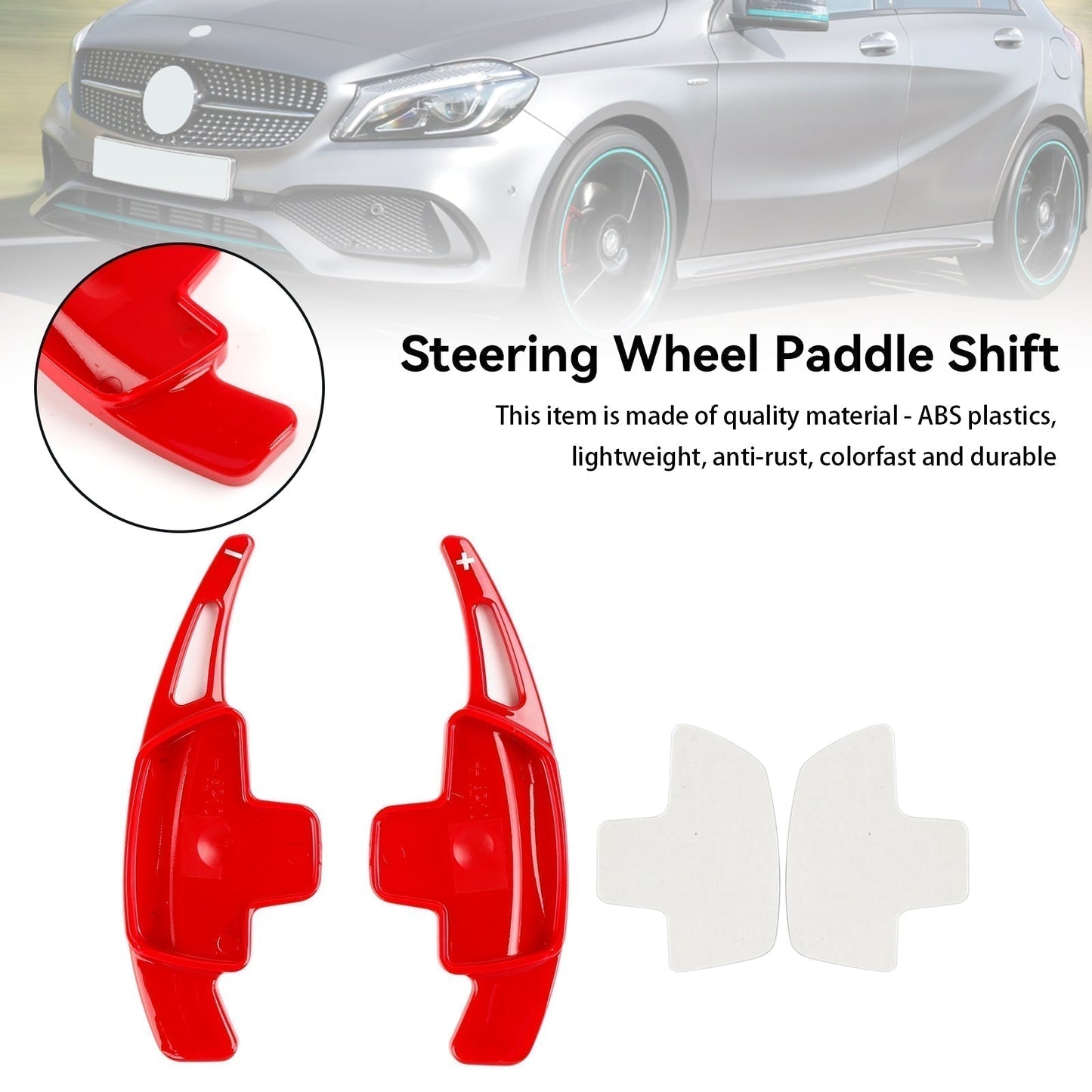 2014-2021 Mercedes-Benz CLS-Class Red Steering Wheel Shift Paddle Shifter Extension