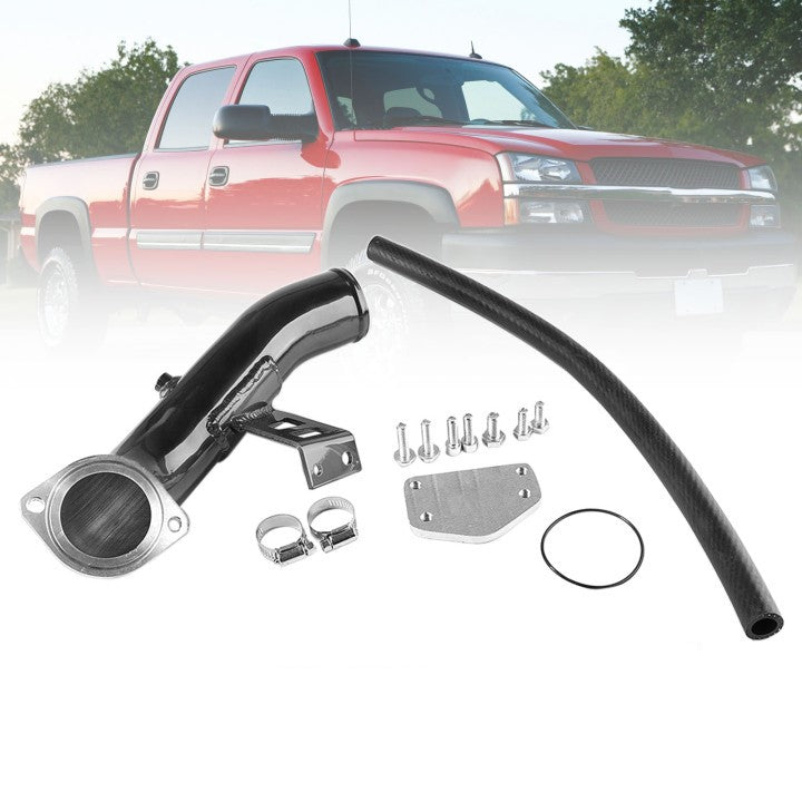 2004-2005 6.6L LLY Chevy GMC Silverado 2500HD EGR Delete Kit & High Flow Intake Duramax Diesel