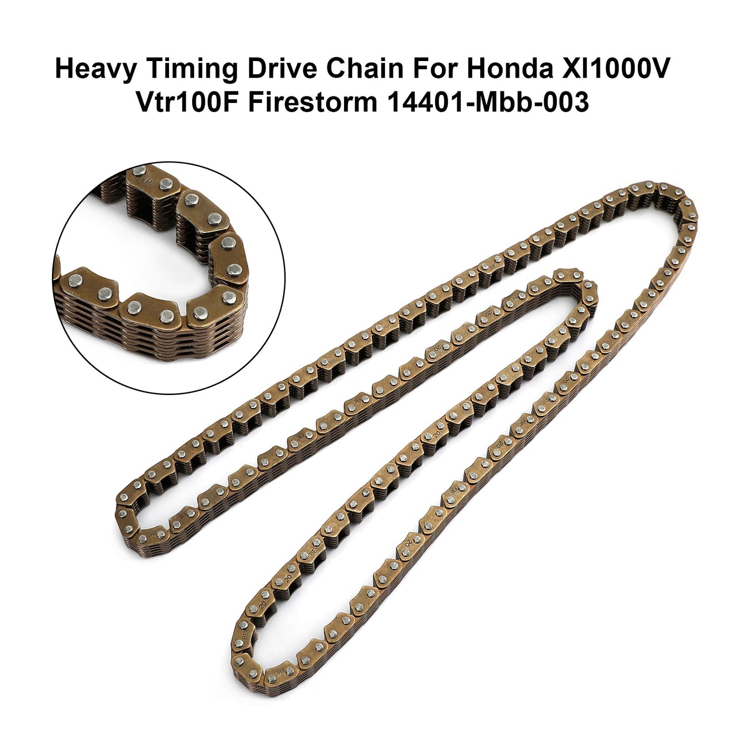 Drive Chain Heavy Duty Chain For Honda Xl1000V Vtr100F Firestorm 14401-Mbb-003