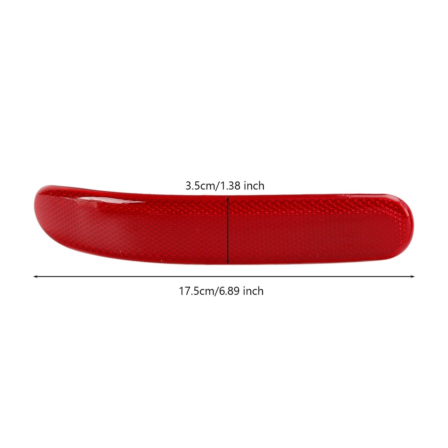 2 réflecteurs de pare-chocs arrière pour BMW Mini Cooper Clubman R55 2008-2014 (275466503, 51137240231)