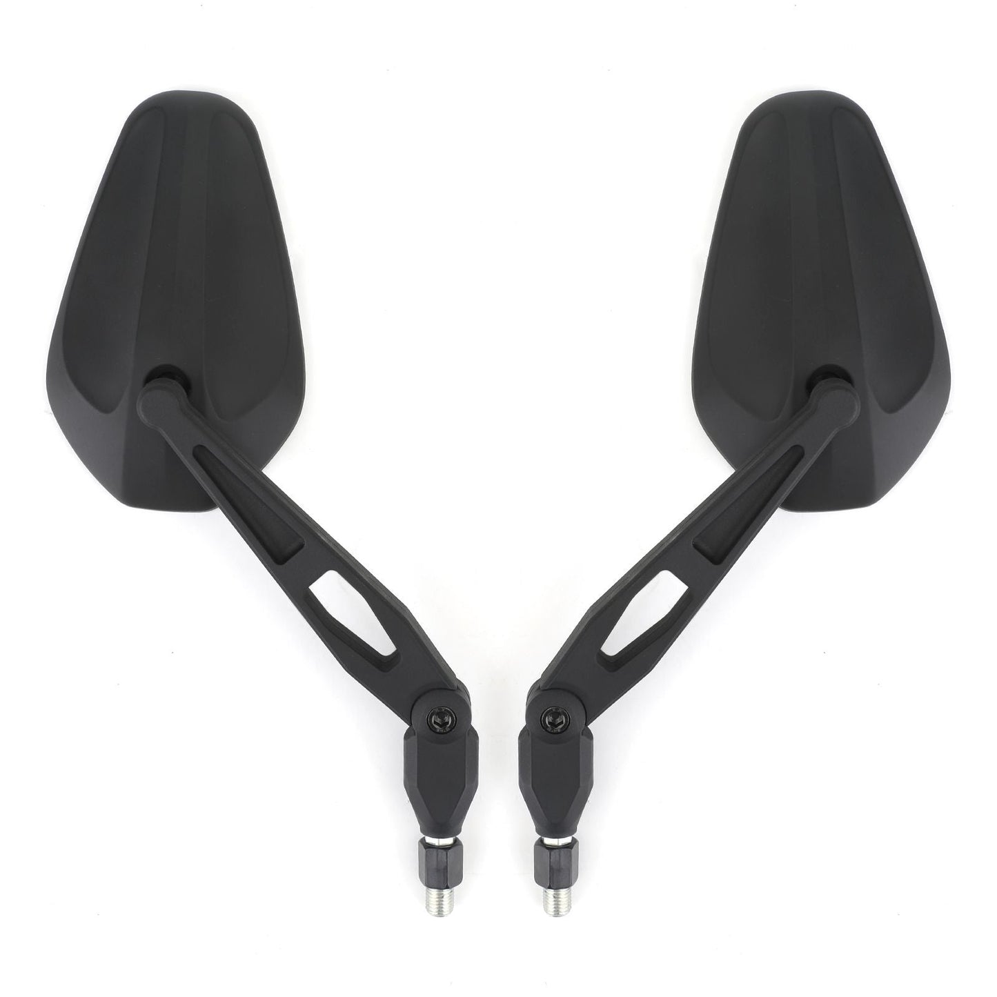 Paire de rétroviseurs universels M10 en nylon pour moto custom cruiser