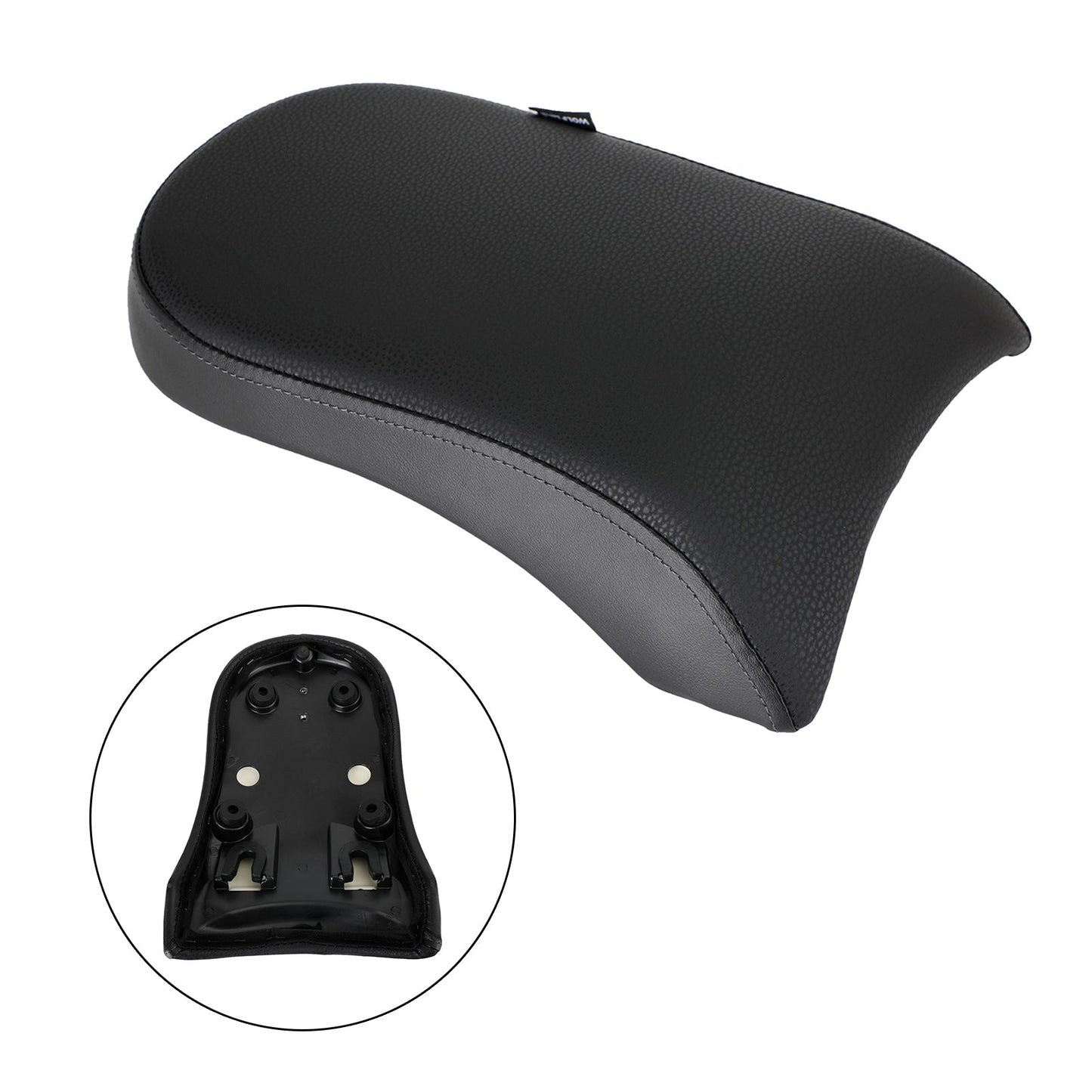 Asiento trasero de pasajero, sillín plano negro para BMW R18 (2020-2022/2021)