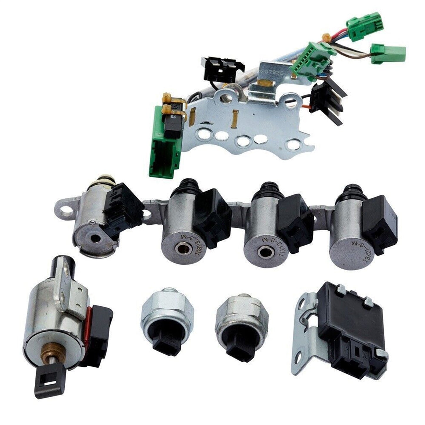 2009-2012 Nissan Rogue L4 2.5L 2WD QR25DE Engine CVT Transmission Solenoid Valve Kit 33446-JF011 203452A 33435J Generic