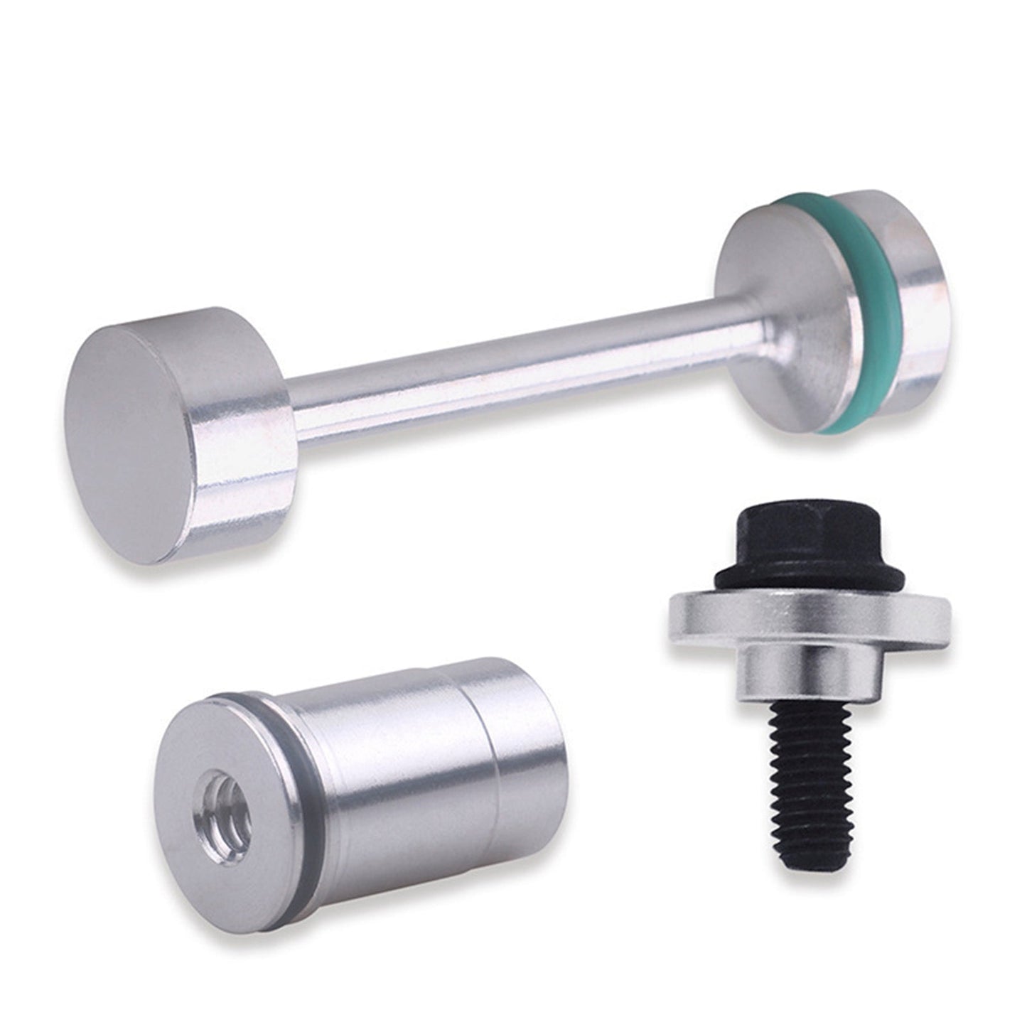 GM LS Oil Diverter Barbell & Oil Valve Plug & Oil Pickup Tube Hold Down Kit