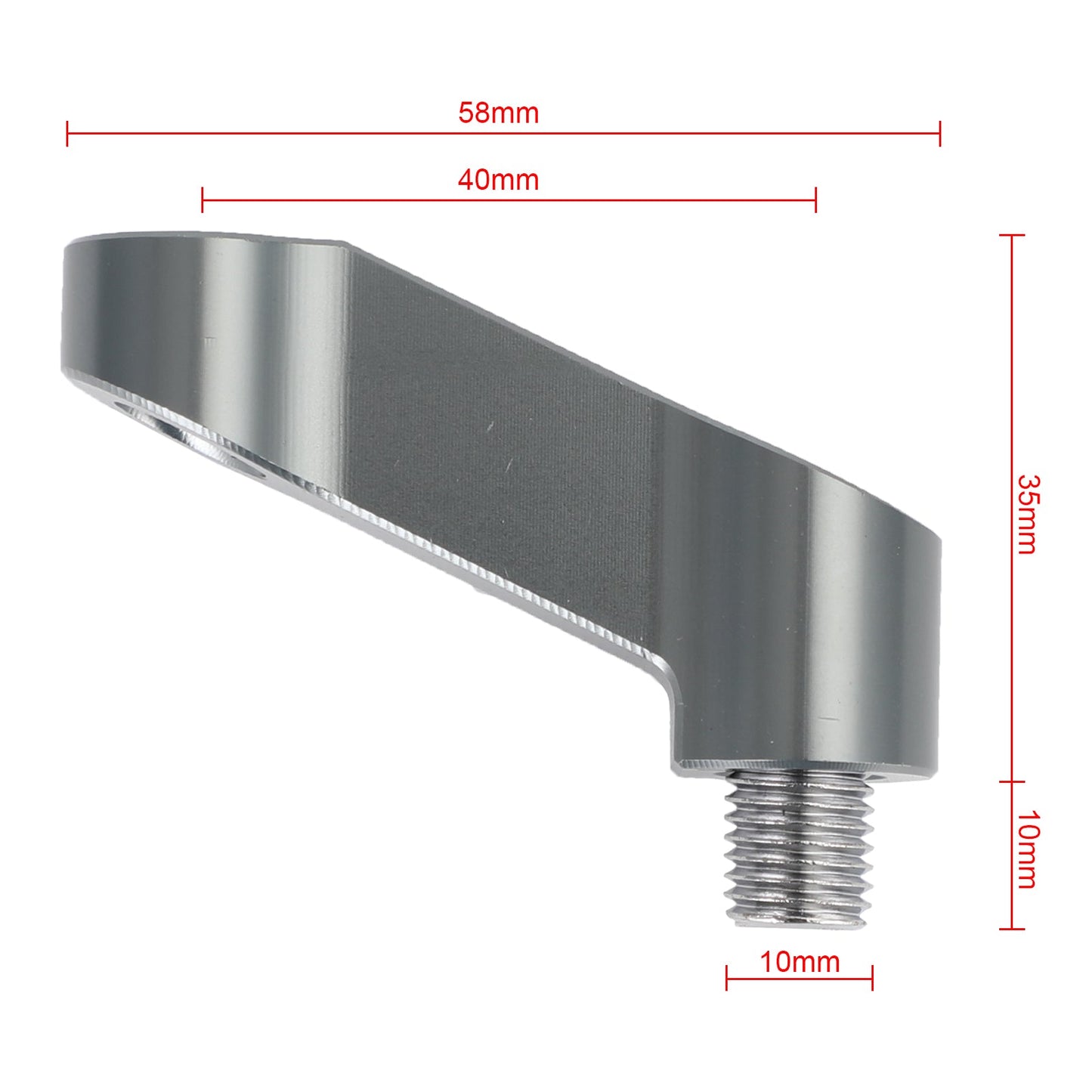 Adaptateur d'extension de rétroviseur pour moto Yamaha MT09 Tracer 900 TDM900 XSR900