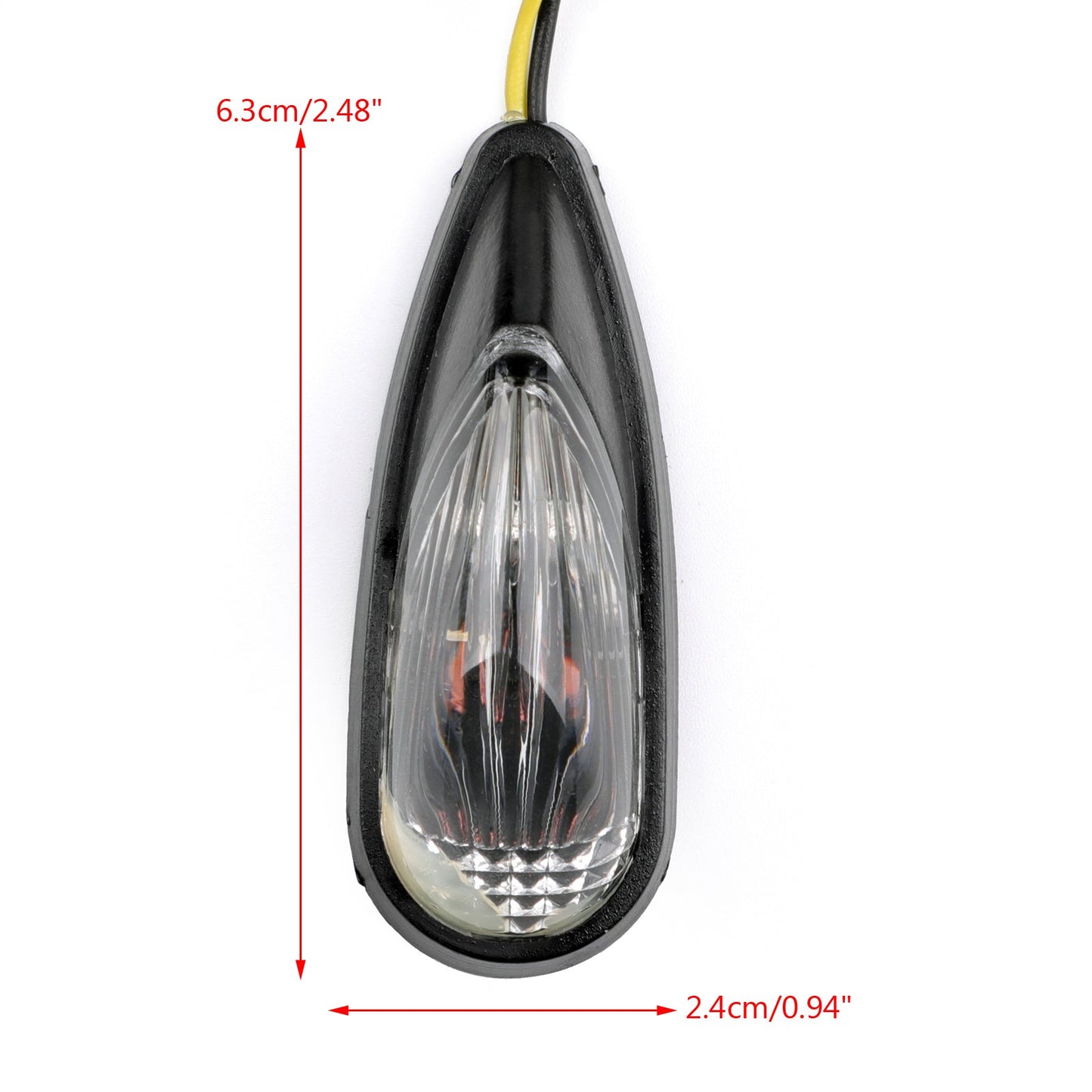 Clignotants pour Kawasaki Ninja 250 500 ZX6 ZX9 Honda CBR 600 1000 RR, accessoires