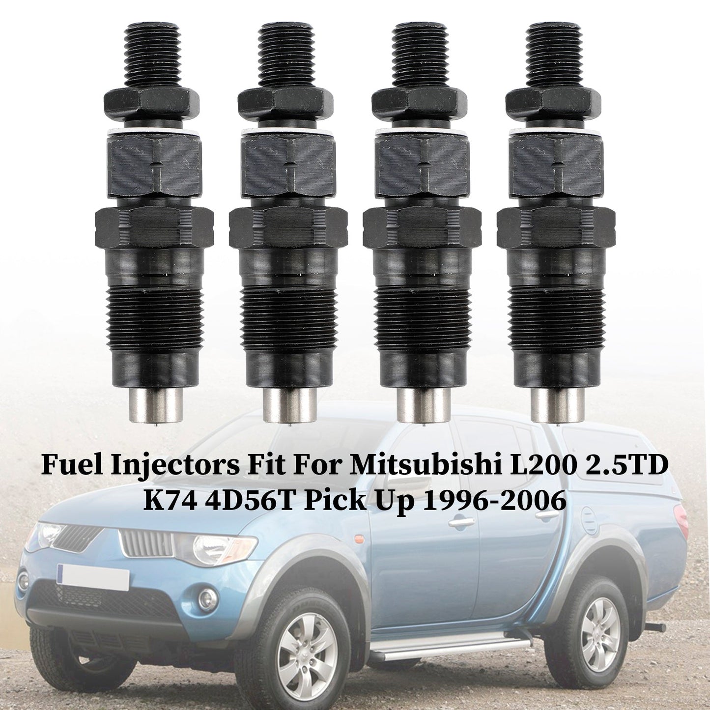 4PCS Fuel Injectors MD196607 105148-1311 Fit Mitsubishi L200 L400 Pick Up Diesel