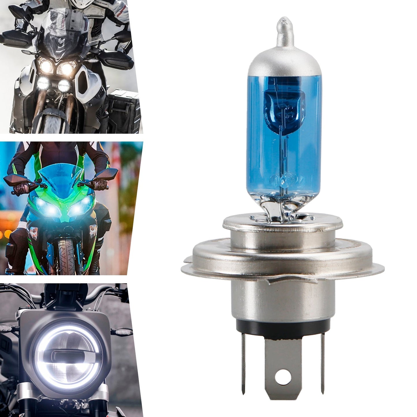 Feu moto OSRAM Cool Blue Hyper HS1 PX43T 12 V 45/40 W 62185CBH-01B