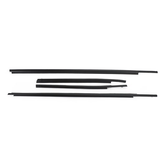 2007-2020 Toyota Tundra Double Cab 4x Car Outside Window Weatherstrip Seal Belt Moulding 68160-0C020 68210-0C020 68163-0C010