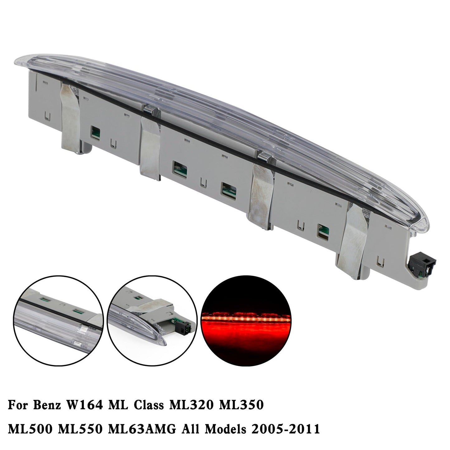Troisième feu stop A1648201056 pour Benz W164 Classe ML (tous modèles) 2005-2011