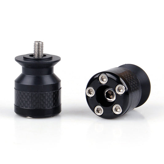 Universal Motorcycle CNC Carbon Fiber 8mm Swingarm Sliders Spools