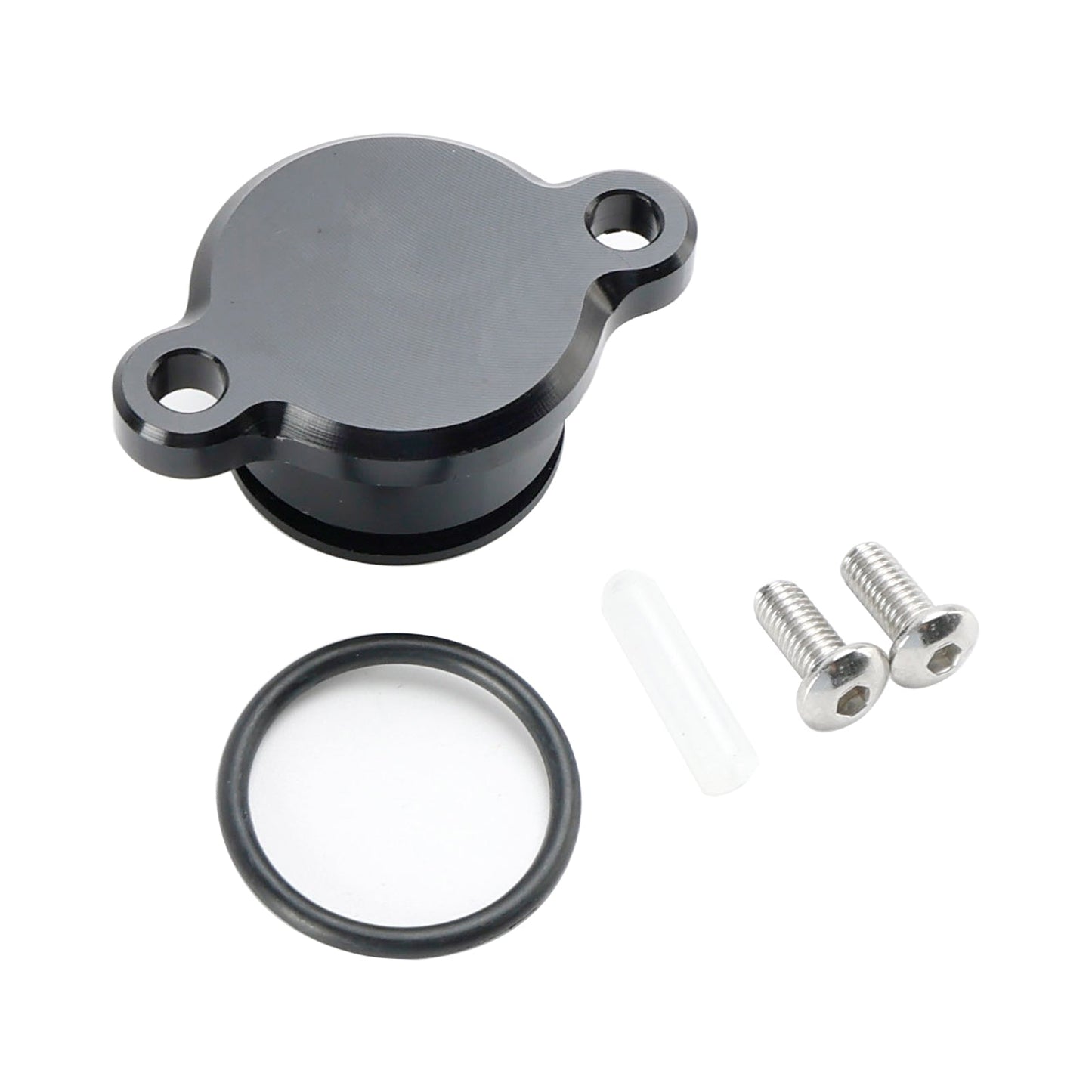 Bouchon de blocage de suppression de pompe d'injection d'huile noir pour YAMAHA PW50 PW80