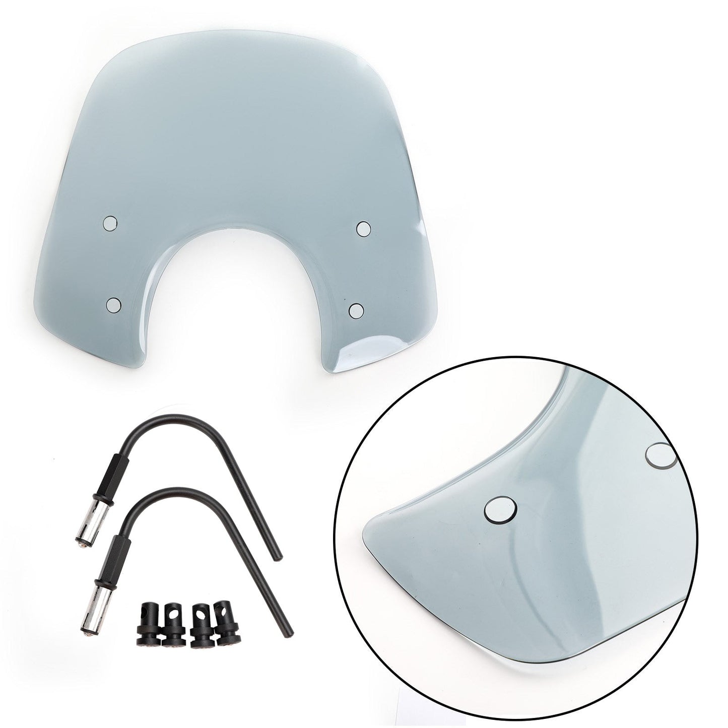 Pare-brise adapté pour Vespa LX50 LX125 LX150 GT200 GTS250ie GTS300 Super