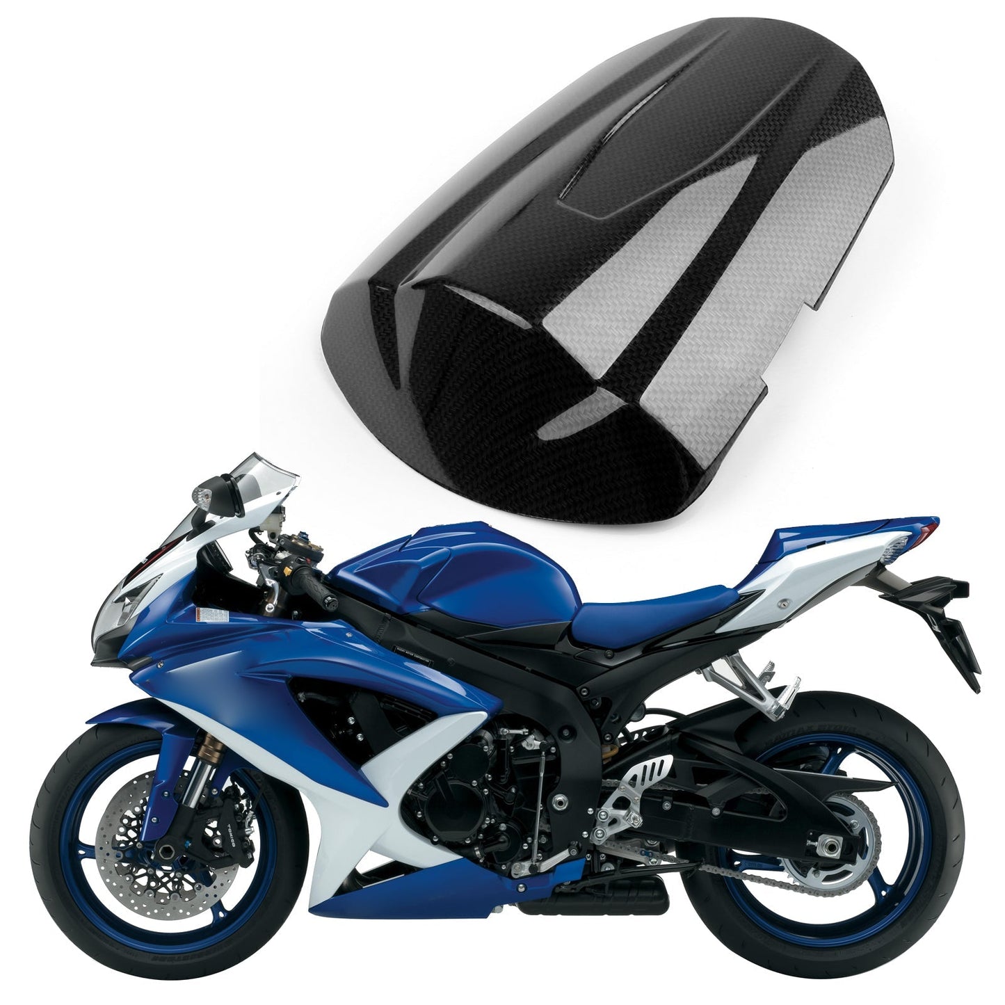 Capot de selle arrière pour Suzuki GSXR600 GSXR750 K8 2008-2009