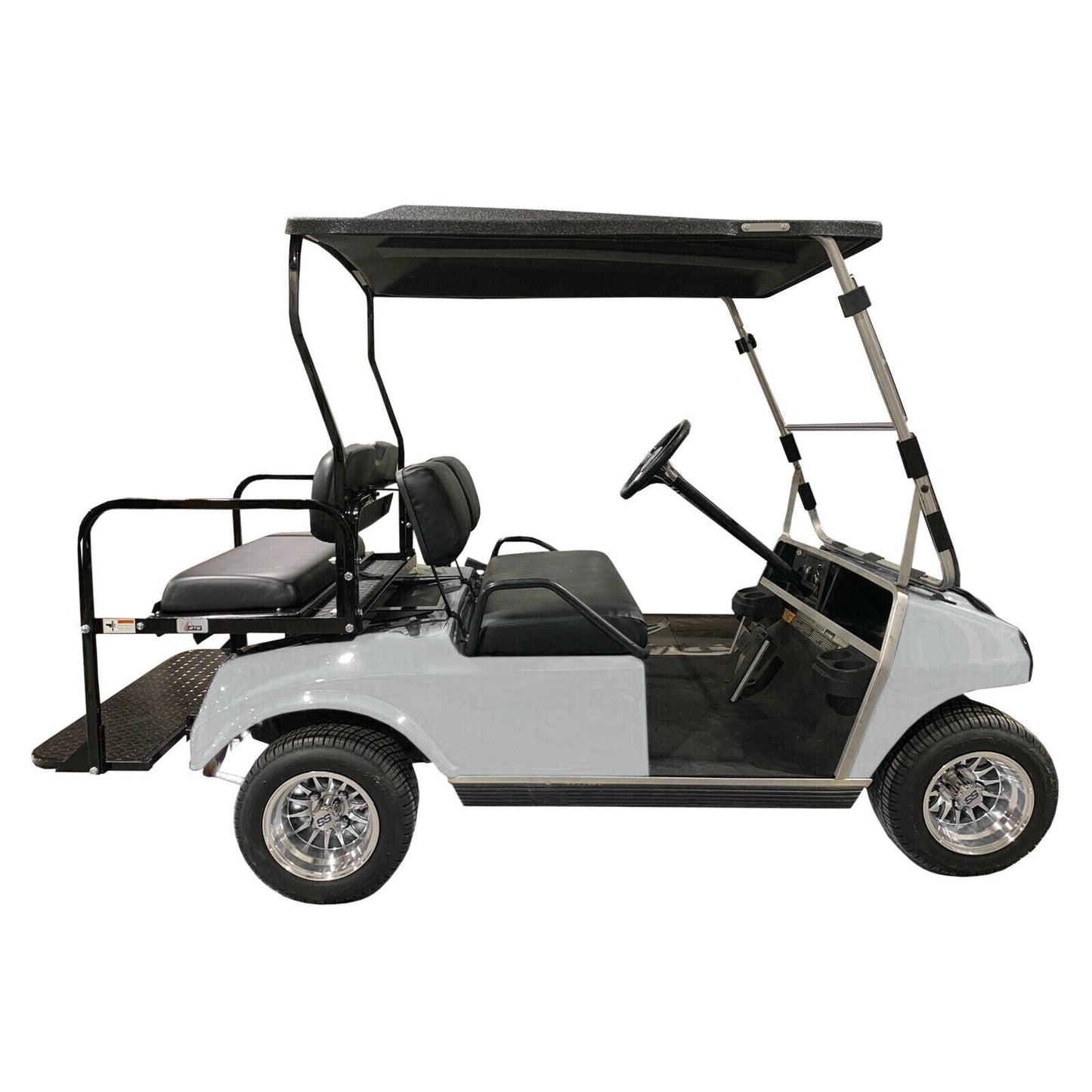 Housses de siège avant Club Car en cuir PU pour voiturette de golf DS d'avant 2000 (kaki)