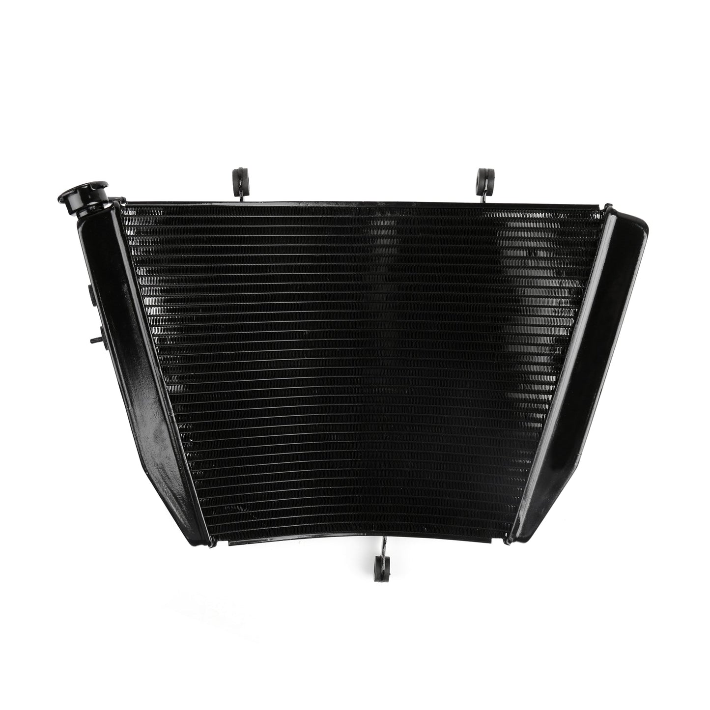 Radiador de aluminio para motor Suzuki GSXR 600 750 2004-2005 K4, color negro
