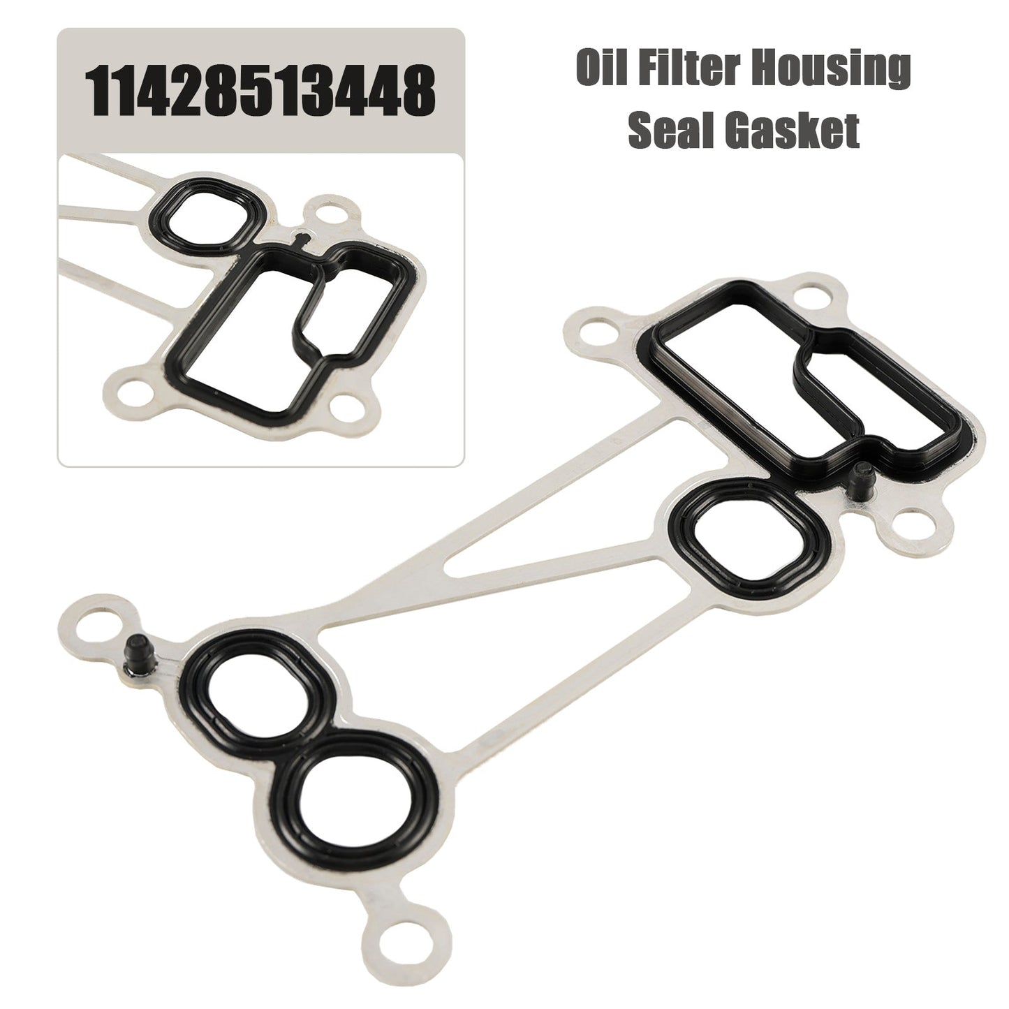 BMW 3 5 7 Series X5 X6 Oil Filter Housing Seal Gasket 11428513448