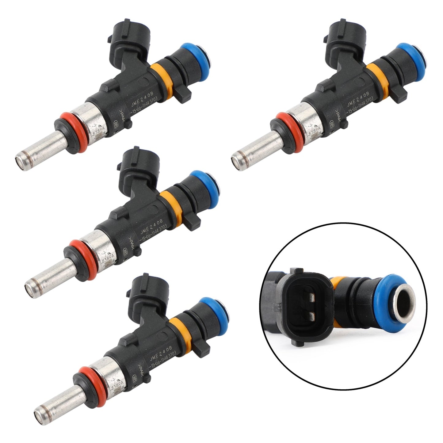 Inyectores de combustible Mitsubishi Lancer 2.0L l4 (2008-2010), 4 unidades, 1465A029