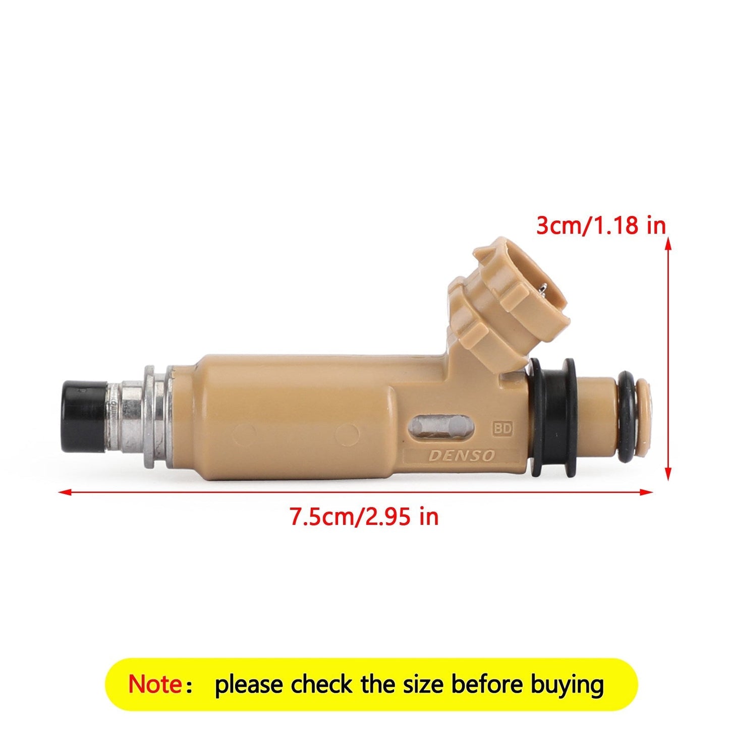 1 inyector de combustible 23250-74170 23209-74170 compatible con Toyota Camry RAV4 Avensis