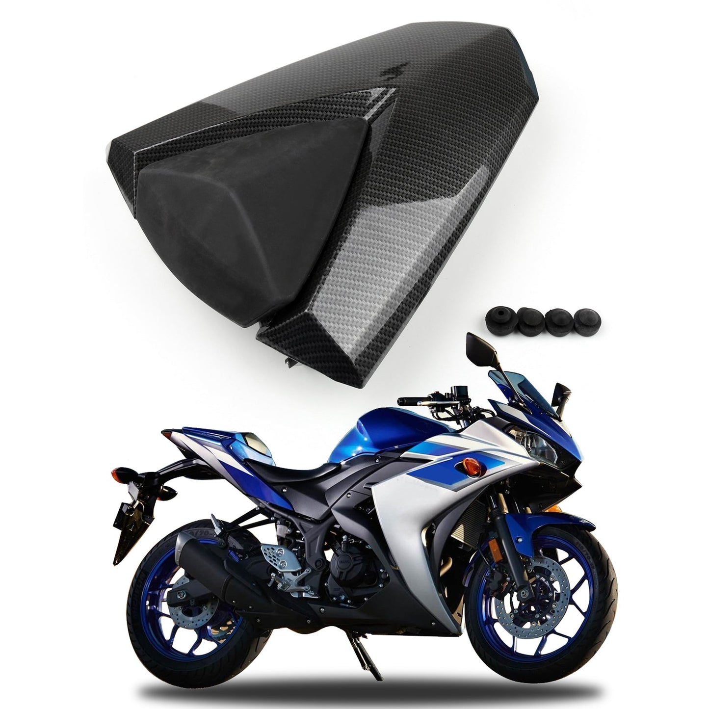 Capot de selle arrière ABS pour Yamaha YZF R25 15-21, YZF R3 13-23 et MT-03 2014