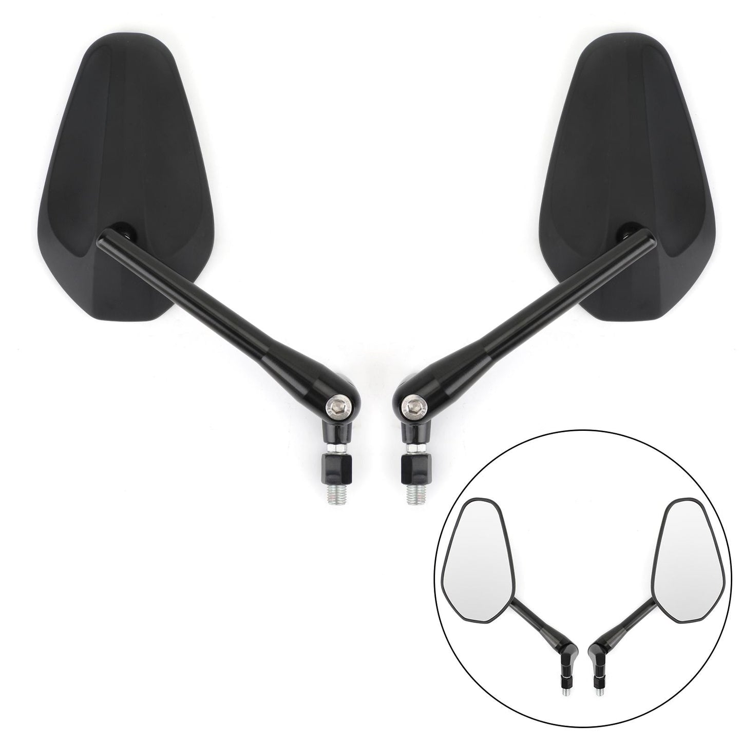 Rétroviseurs latéraux gauche et droit personnalisés pour moto M10 10 mm