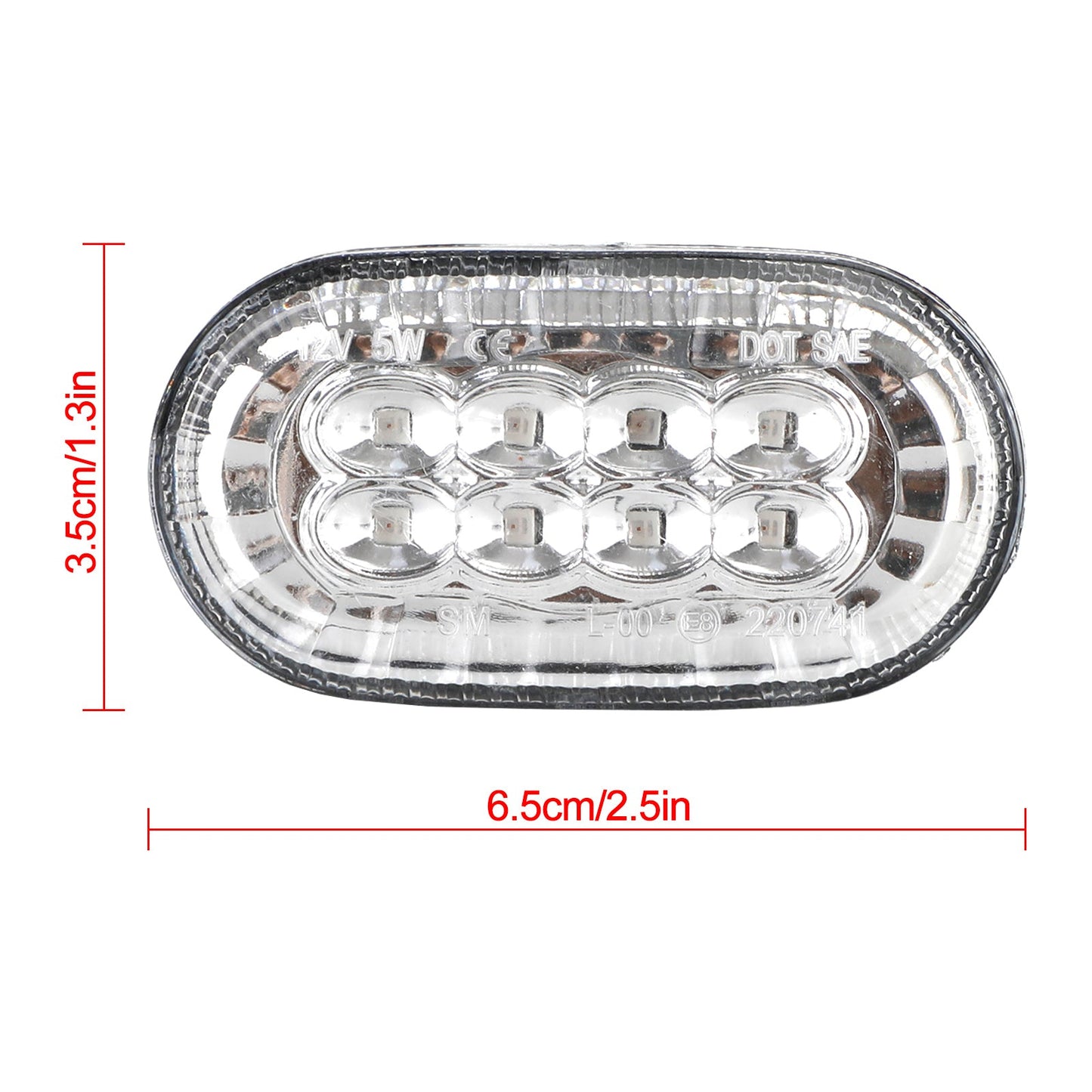 Paire de feux de position latéraux et clignotants transparents pour Suzuki Jimny JB64 JB74