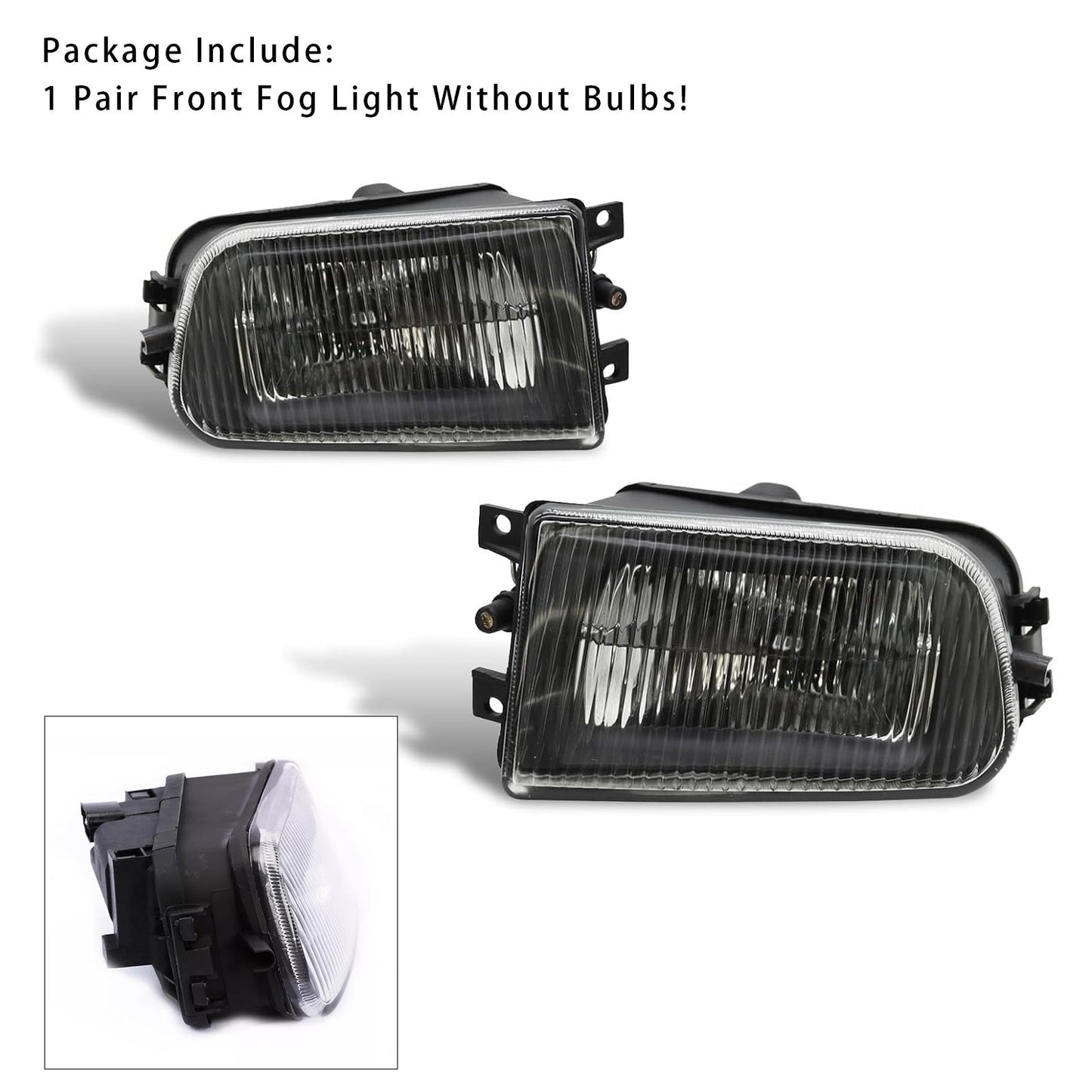 Par de faros antiniebla delanteros para BMW Z3 (1998-2002) sin bombillas 63178360575 63178381977