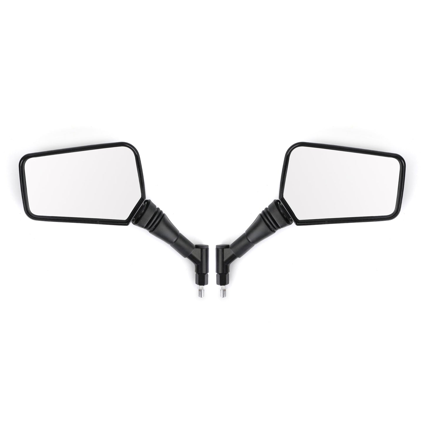Paire de rétroviseurs noirs neufs, gauche et droit, 8 mm et 10 mm, pour moto