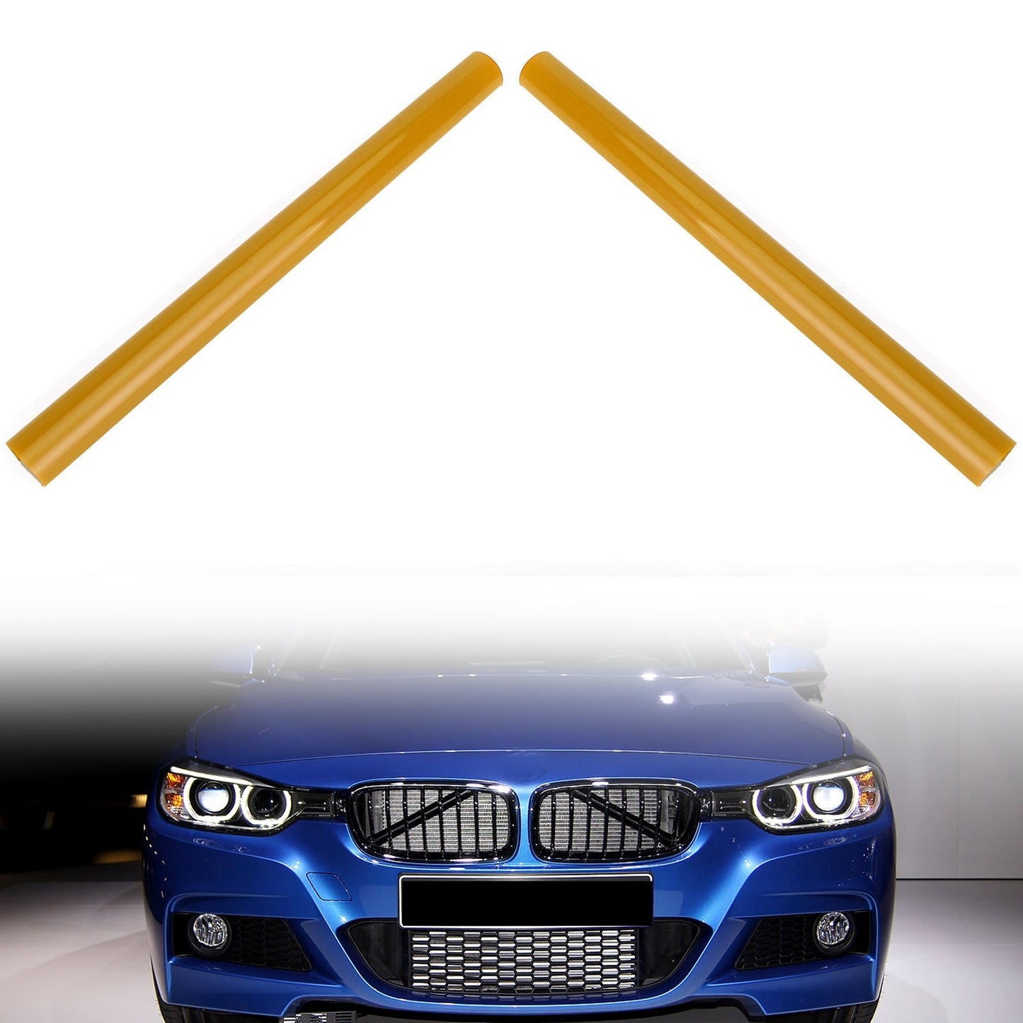 Barre de calandre en V pour BMW F30 F31 F32 F33 F34 F35 Bleu Rouge Jaune Vert Orange Blanc
