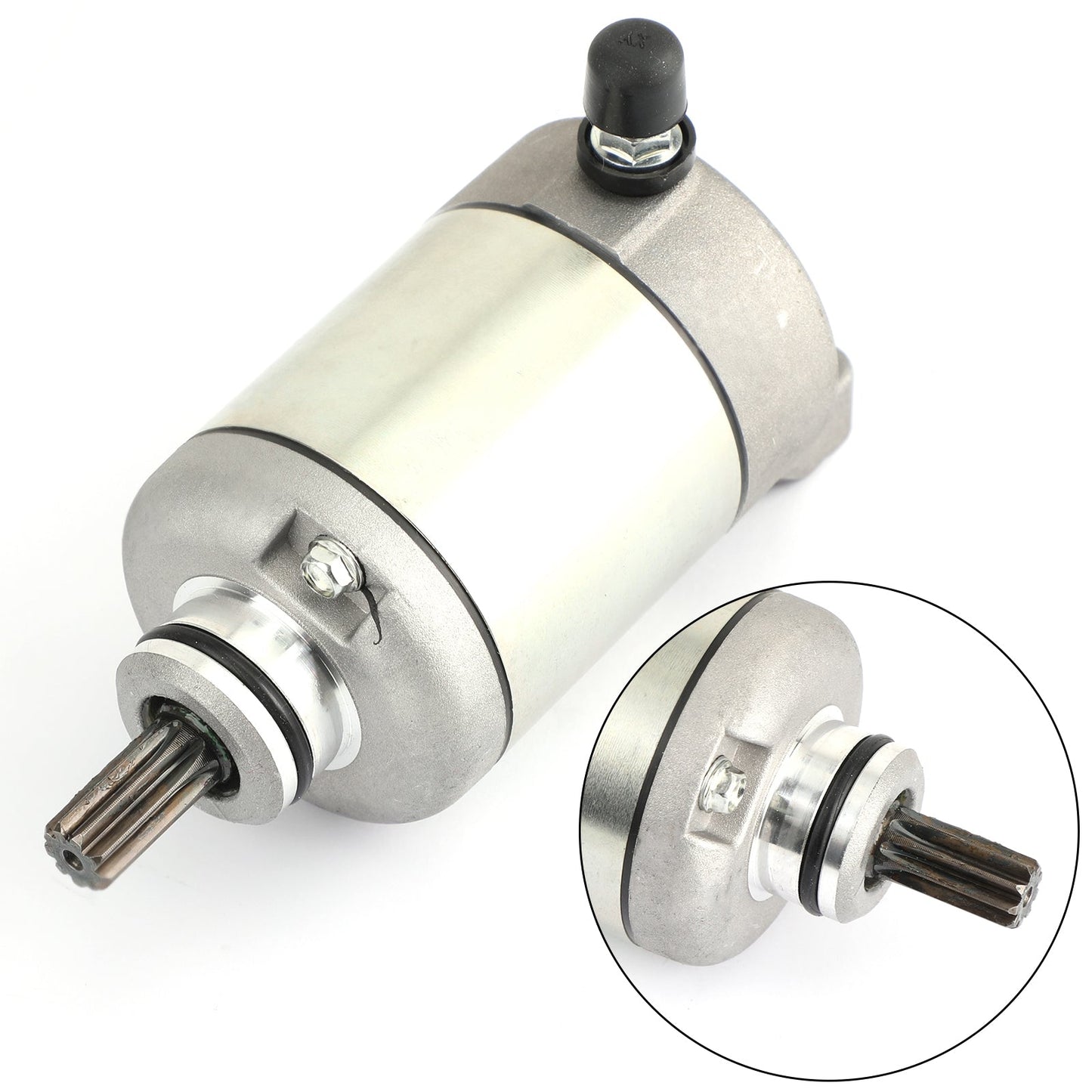 Honda démarreur moteur 31200-MEE-D00 adapté pour Honda CBR600 CBR600RR Fireblade 2003-2006 argent Assosary