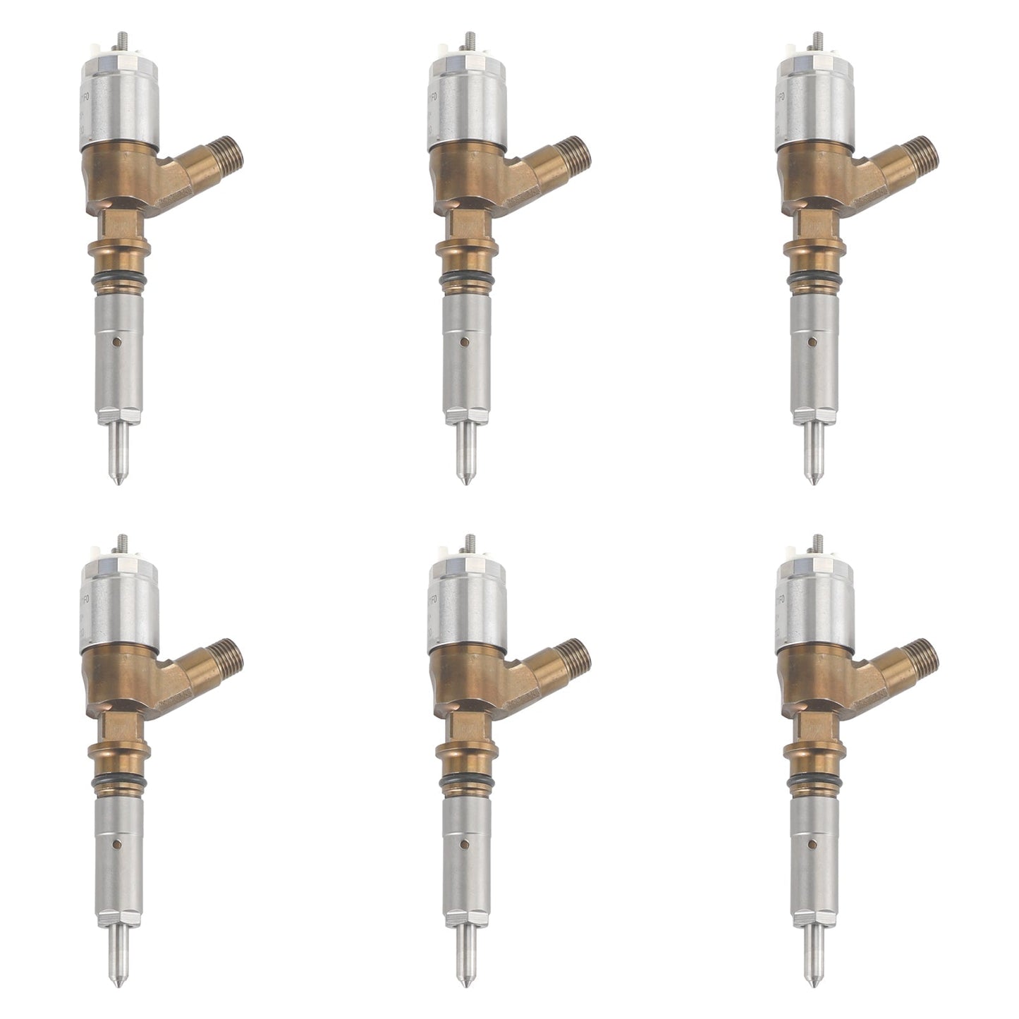 Inyectores de combustible para excavadoras CAT 320D, 312D, 313D, 321D y 323D (6 unidades, 3264700, 10R-7675)