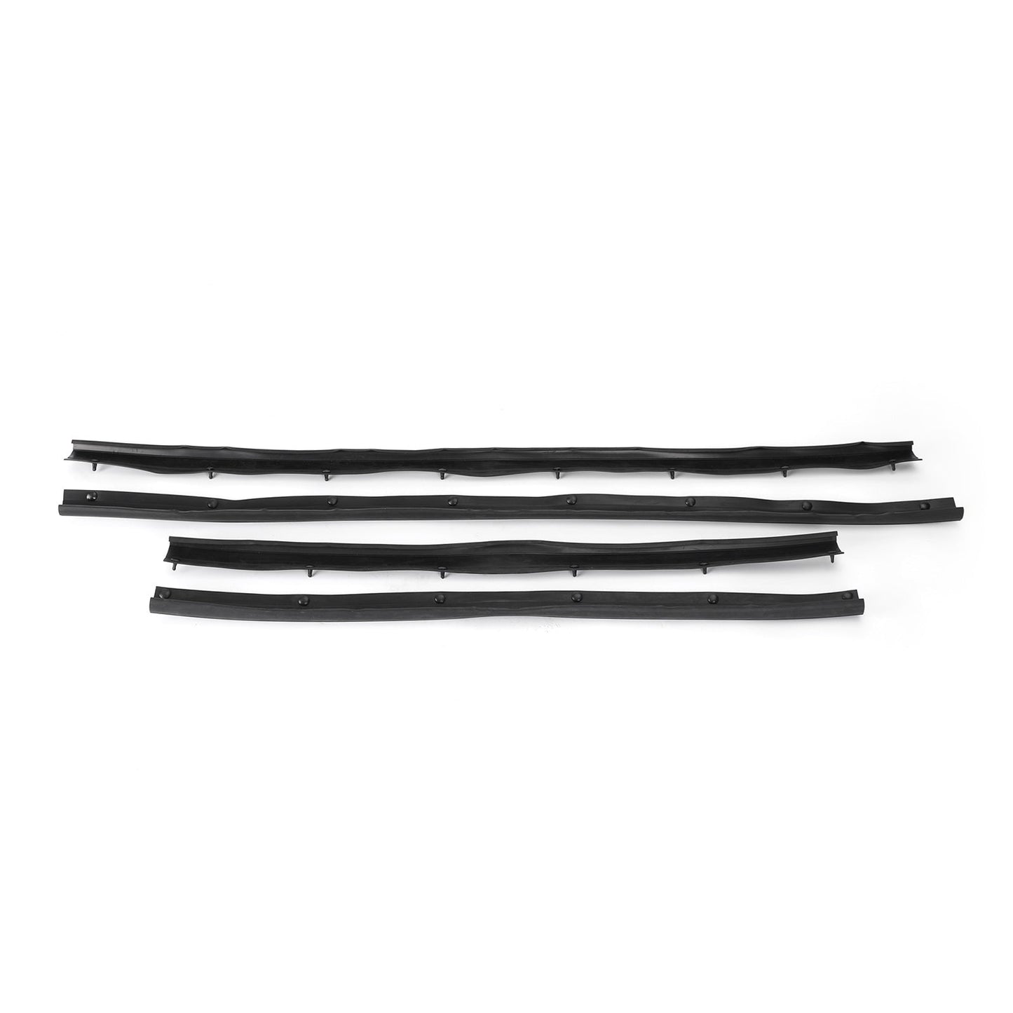 Joint d'étanchéité de porte inférieure avant et arrière pour modèles Ford Super Duty Crew Cab 1999-2016 uniquement F81Z-2520758-AA (2) 1C3Z-26253A24-A (2)
