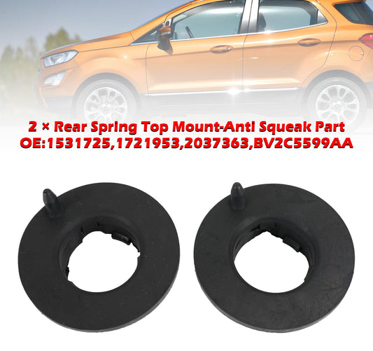 09-17 Ford Fiesta Mk7 1531725 2 X Rear Spring Top Mount-Anti Squeak Part