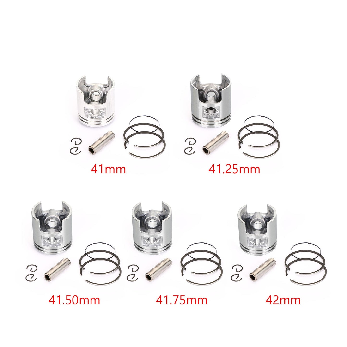 Kit piston Suzuki AY50 KATANA AP50 AE50 AD50, alésage standard, 1,00 mm (42 mm)