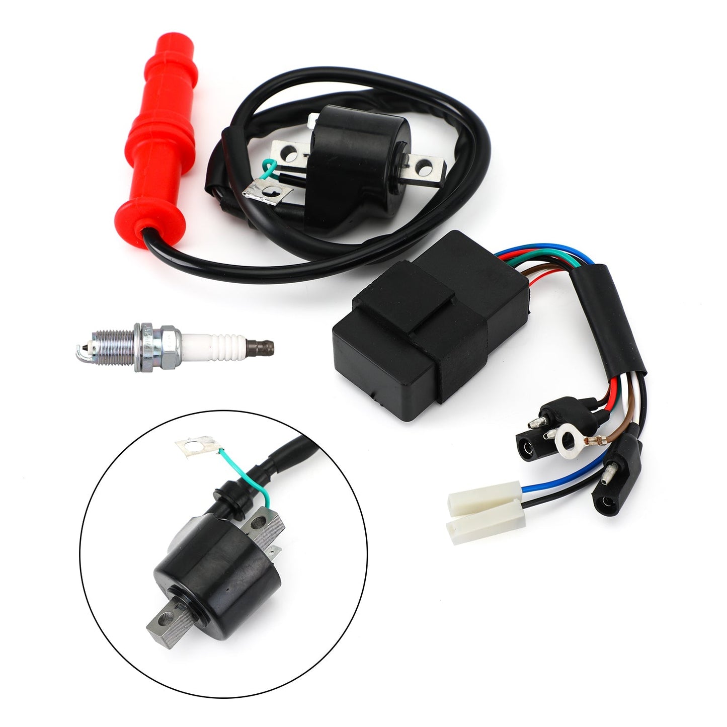 Bobina de encendido Polaris, bujía CDI, compatible con Polaris Sportsman 500 4x4 RSE HO 2001