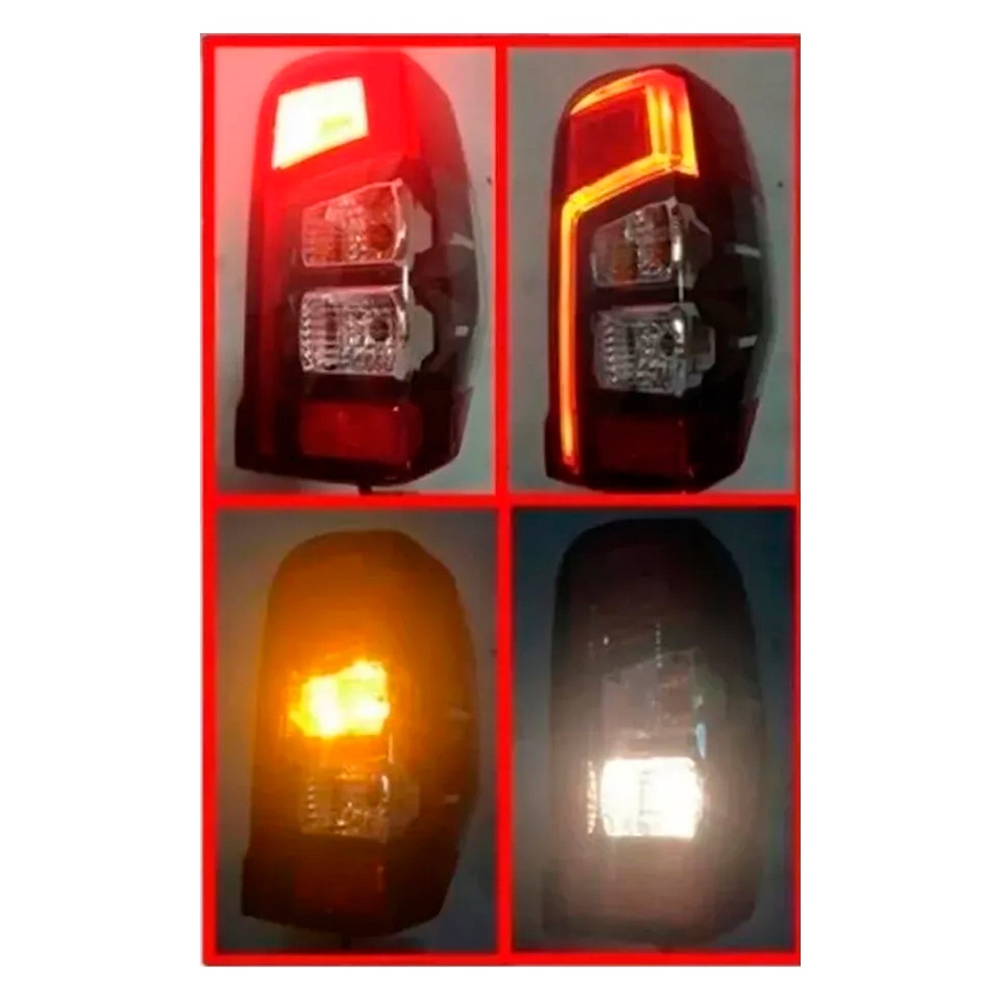 Paire de feux arrière à LED pour Mitsubishi Triton L200 2019-2023