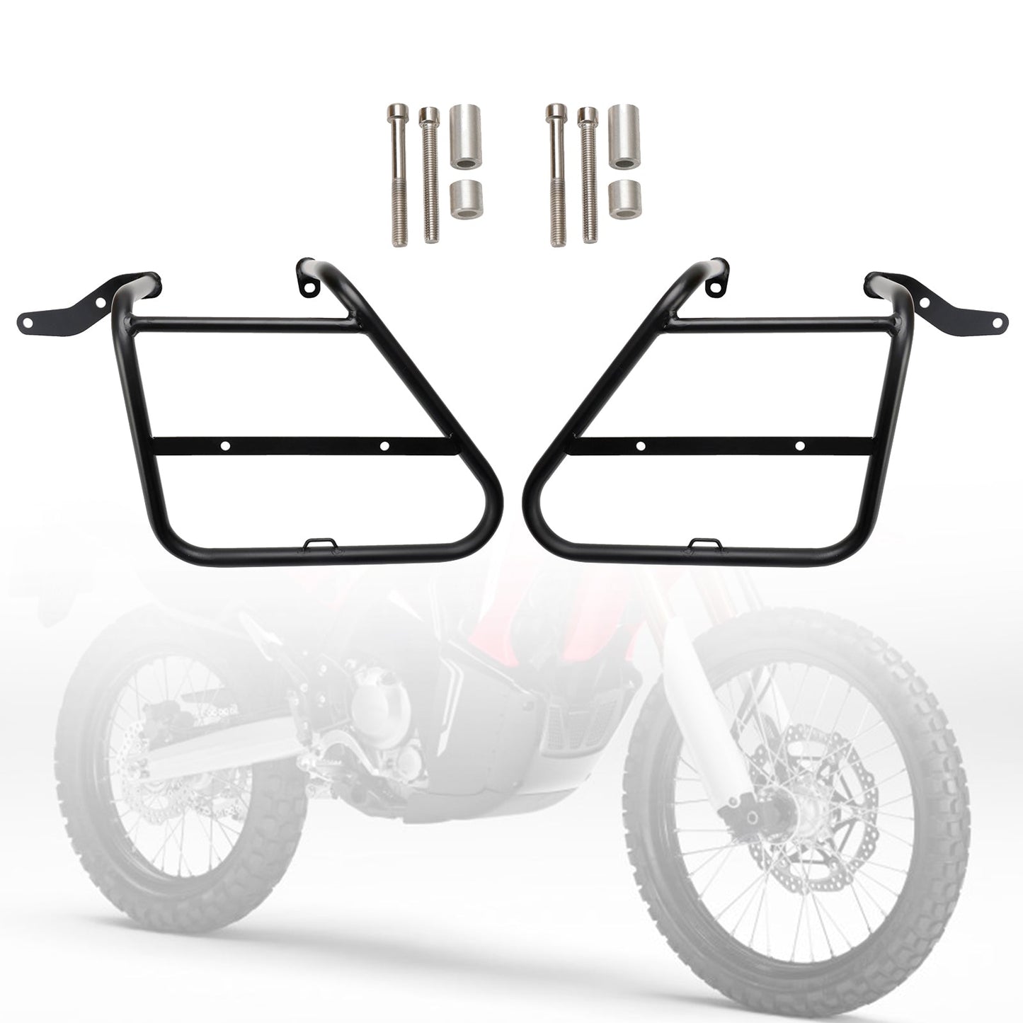 Support de fixation pour sacoche latérale noire, compatible avec Honda CRF250L Rally 2017-2020, côté droit