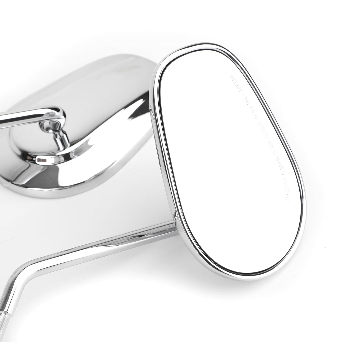 Paire de rétroviseurs chromés pour Harley Road Street Glide Softail XL883 1200