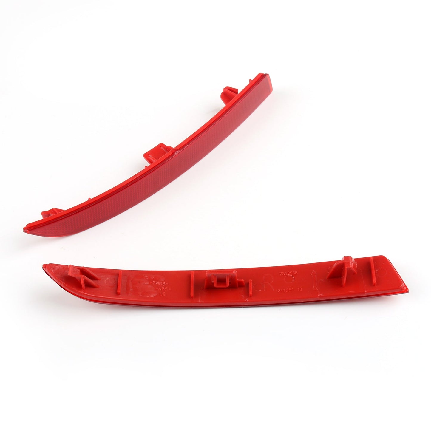 Paire de réflecteurs de pare-chocs arrière et de feux antibrouillard pour BMW Série 5 F10 F18 2014-2015 63147240997 63147240998