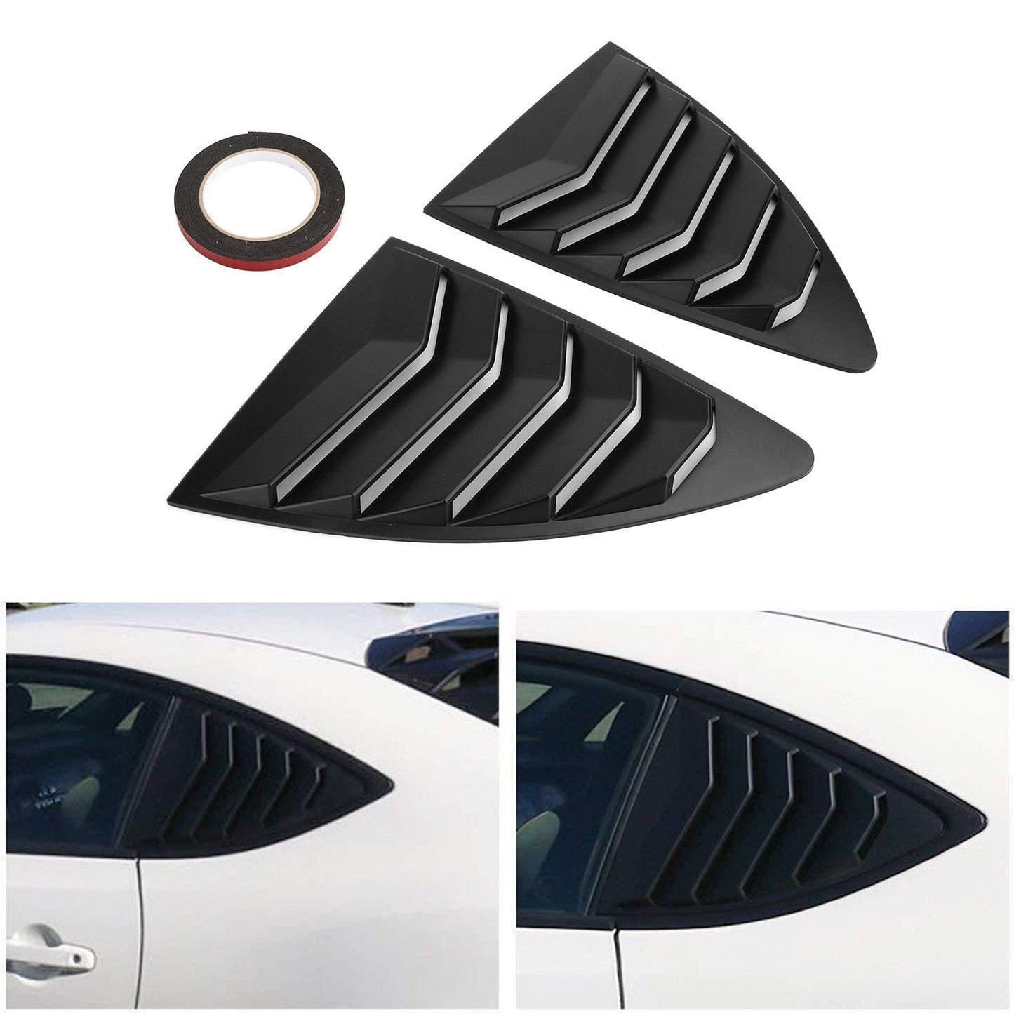 Persienne de fenêtre latérale noir mat pour Scion FRS BRZ Toyota 86 GT86 AE86 13-18