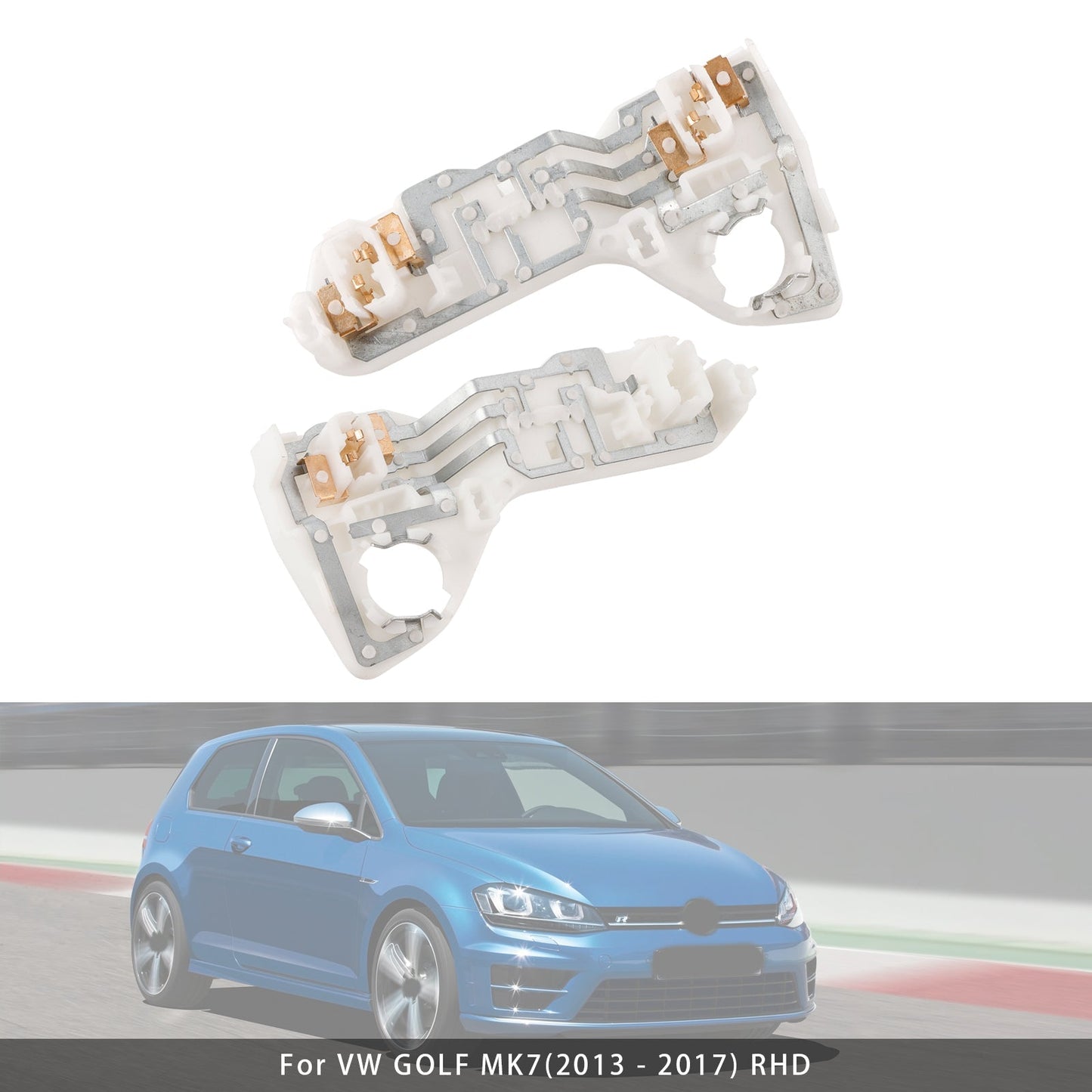 Support d'ampoule de feu arrière intérieur 2 pièces pour Volkswagen Golf MK7 2013-2017, côté conducteur, 5G0945259A/60A