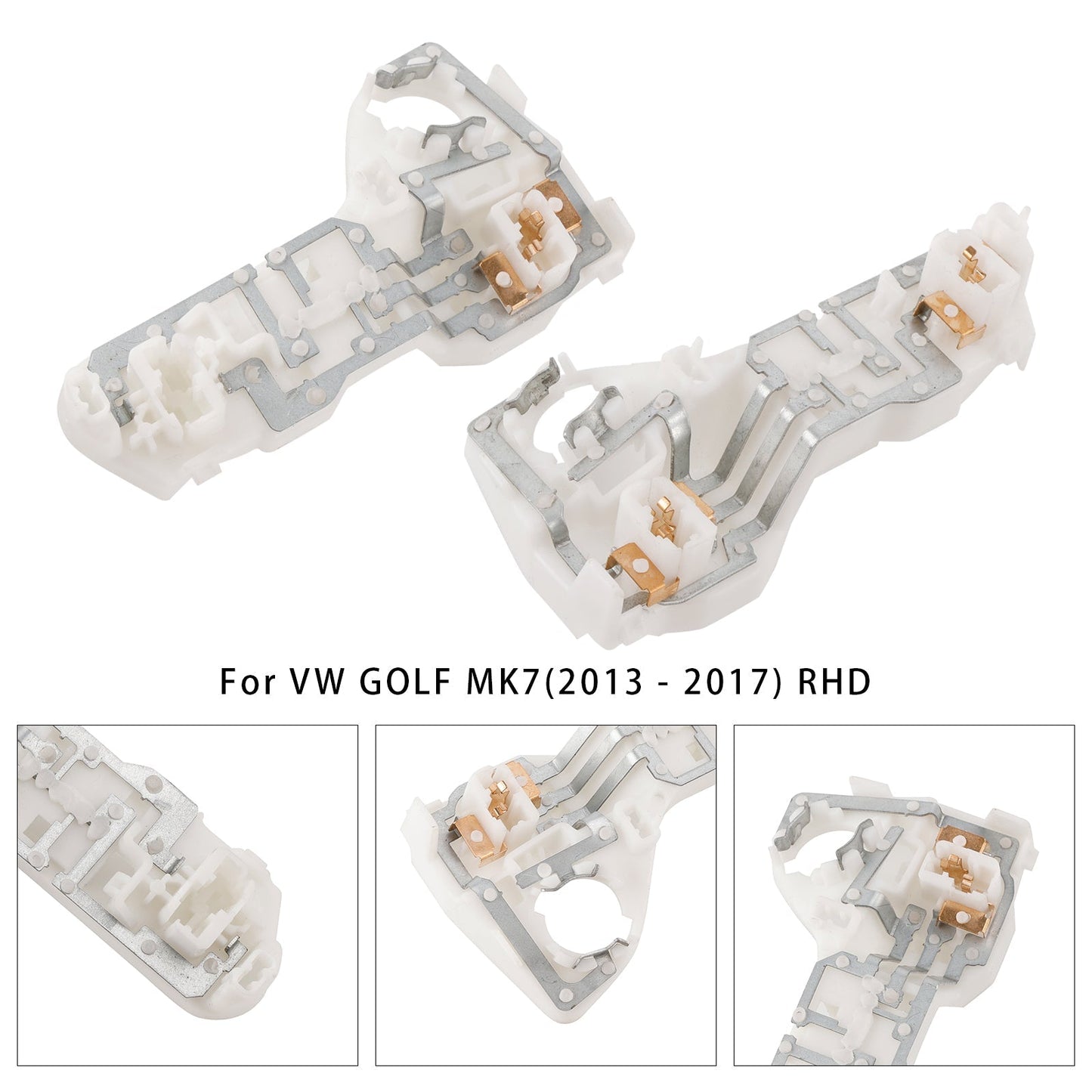 Support d'ampoule de feu arrière intérieur 2 pièces pour Volkswagen Golf MK7 2013-2017, côté conducteur, 5G0945259A/60A