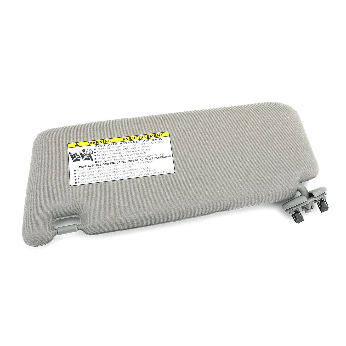Pare-soleil côté passager droit avec toit ouvrant gris pour Toyota Camry 2007-2011
