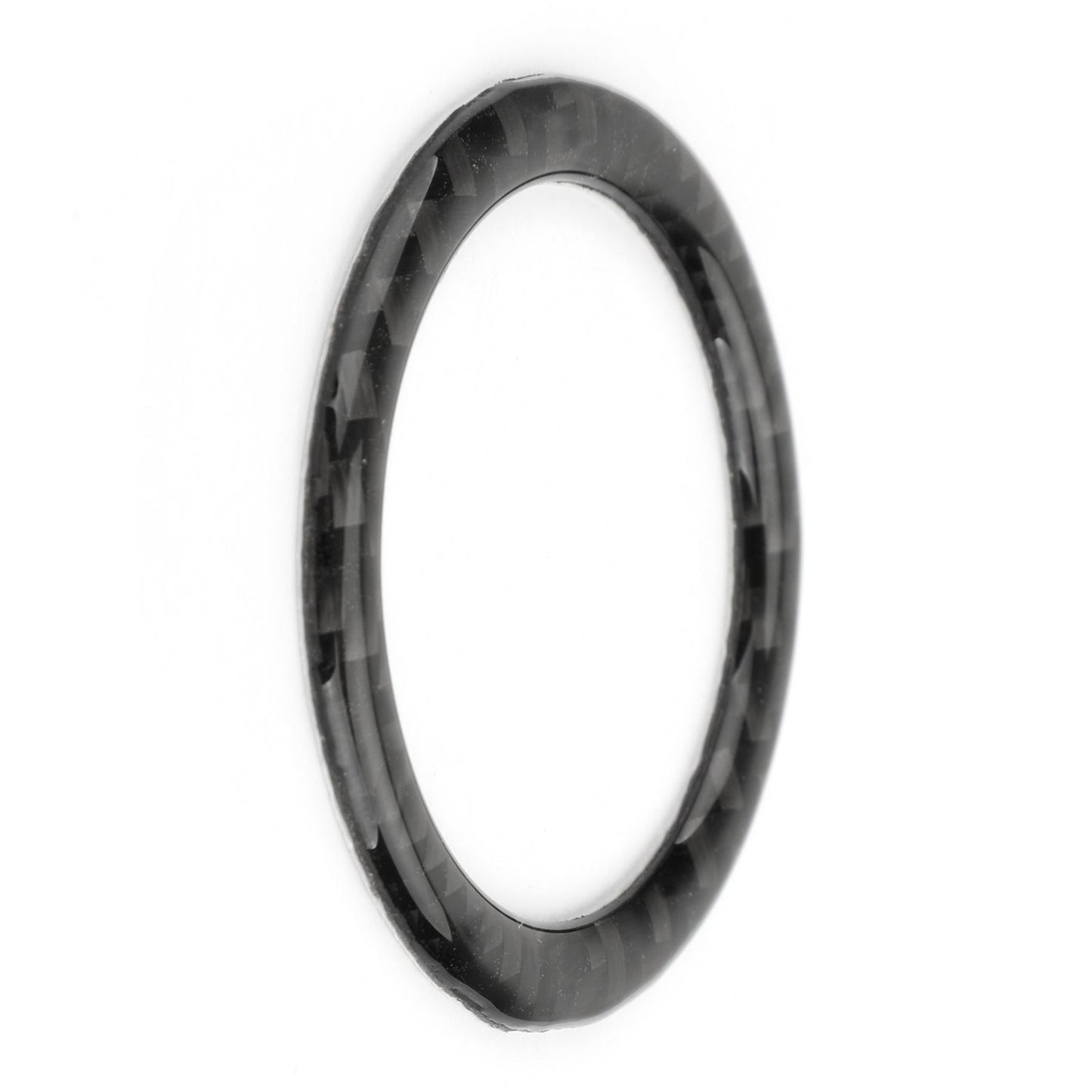Garniture de couvercle de bouton de démarrage en fibre de carbone pour Mercedes Benz Classe C W204 07-14