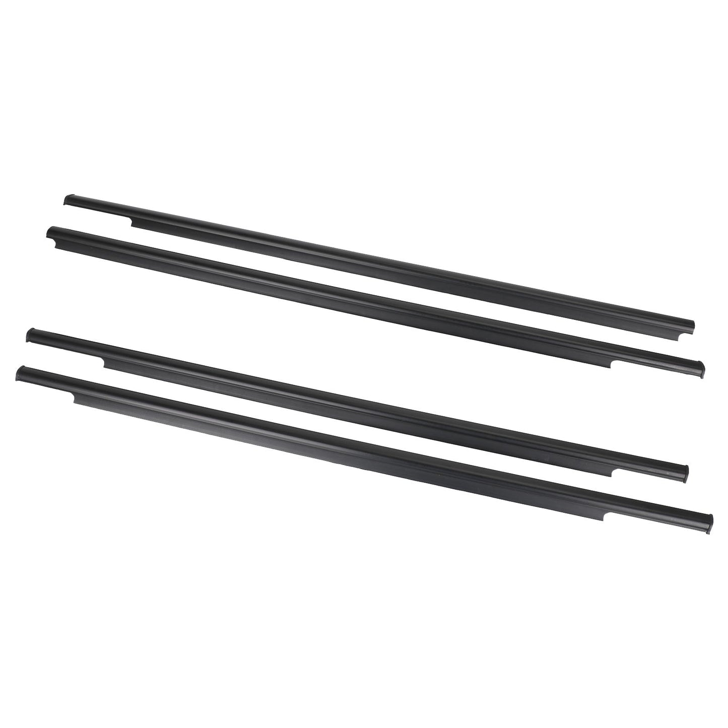 06-12 Mitsubishi Outlander 4x Car Outside Window Weatherstrip Seal Belt Moulding