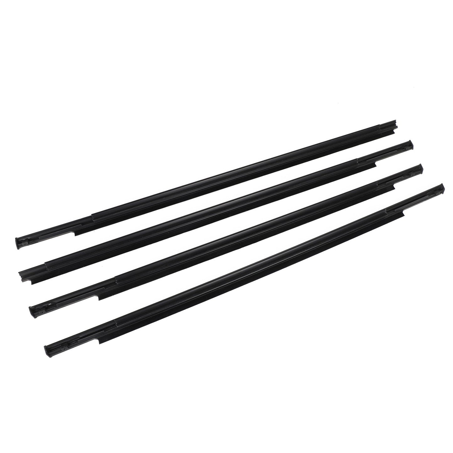 06-12 Mitsubishi Outlander 4x Car Outside Window Weatherstrip Seal Belt Moulding