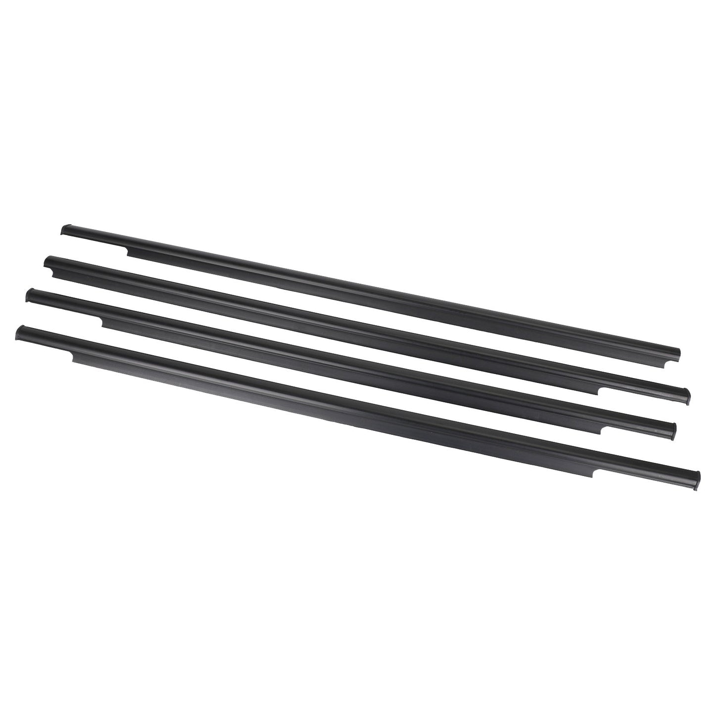 06-12 Mitsubishi Outlander 4x Car Outside Window Weatherstrip Seal Belt Moulding