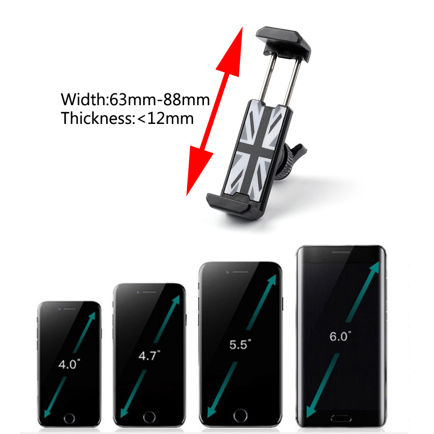 Mini Cooper F54 F55 F56 GY 360 Degree Rotation Car Phone Mount Cradle Holder Stand