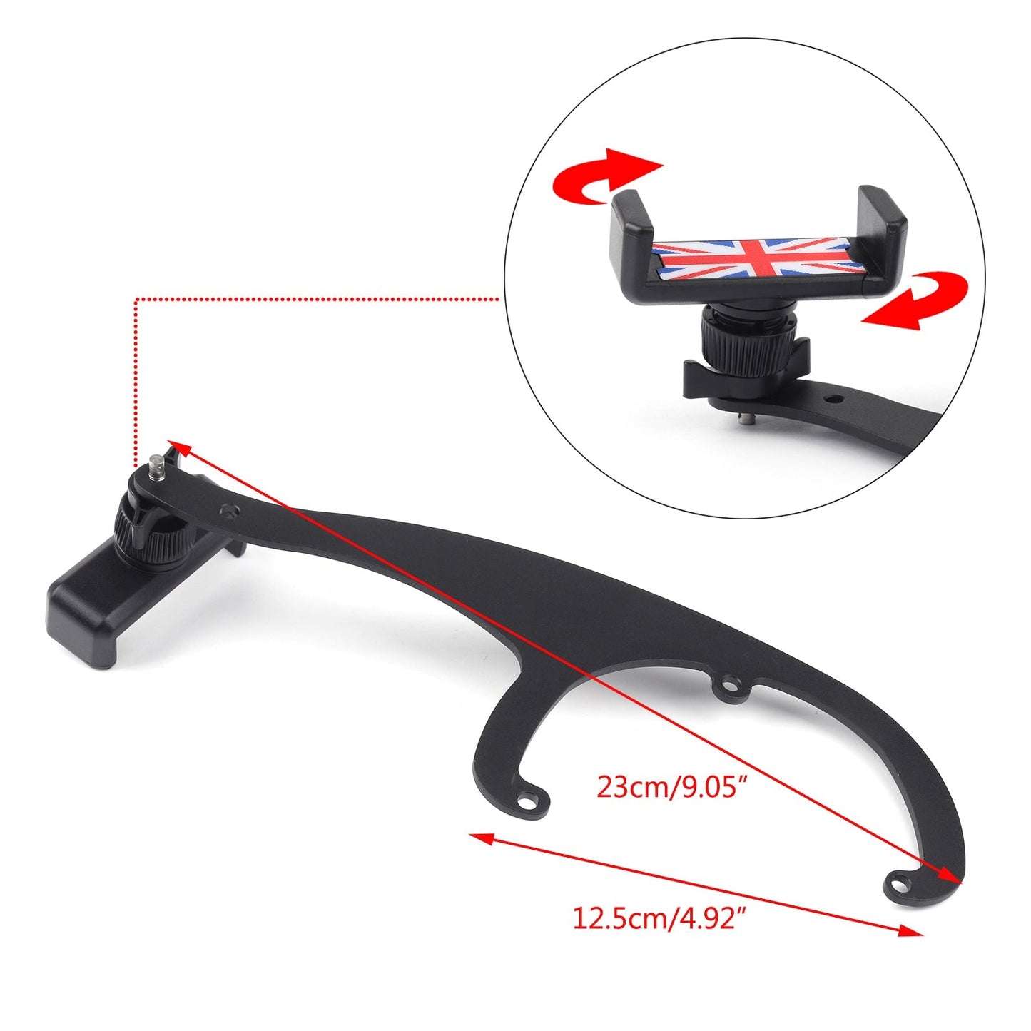 Car Phone GPS Mount Holder Stand Fit For Mini Cooper Red